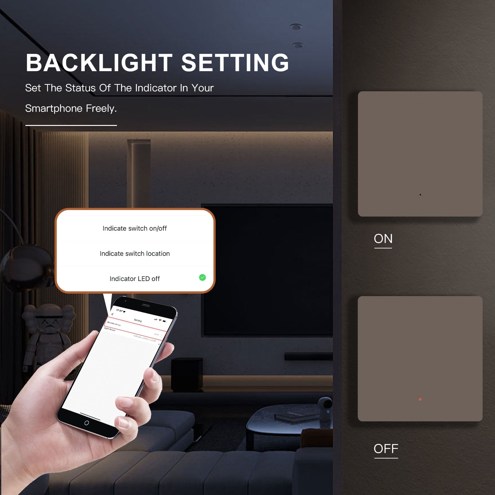 BSEED WiFi Automatic Rebound Smart Wall Light Switches Neutral Switch Bseedswitch 