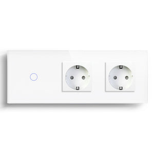 Bseed Zigbee 1/2/3 Gang Light Switches With Double No Smart EU Standard Wall Sockets Light Switches Bseedswitch 