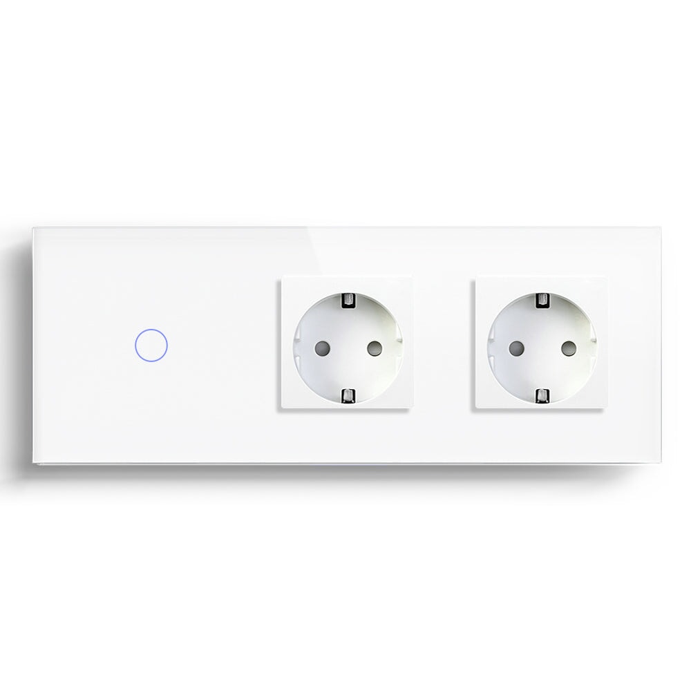 Bseed Zigbee Touch 1/2/3 Gang Light Switches Single Live Line Multi Control With Double EU Standard Not Smart Wall Sockets Light Switches Bseedswitch 