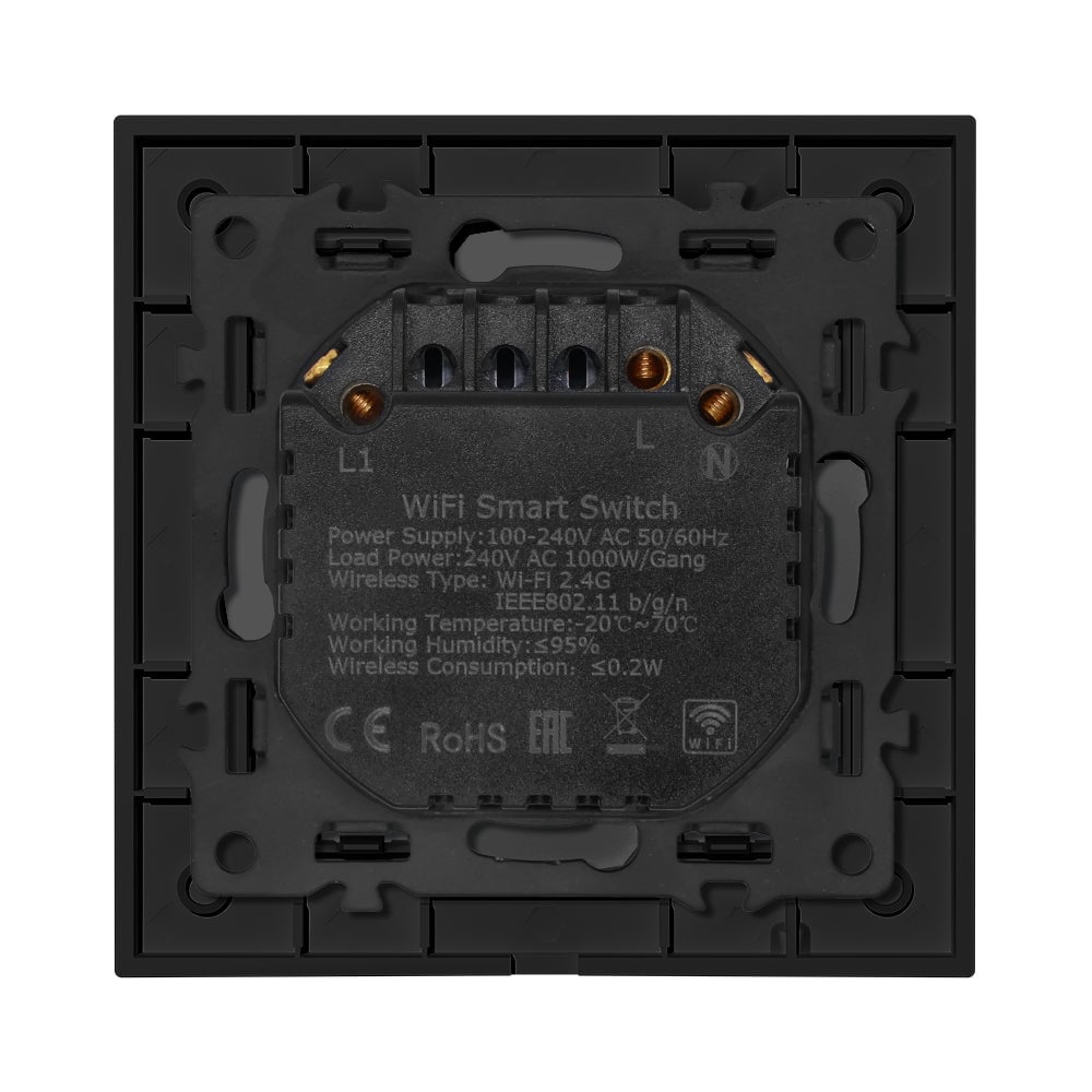 ET Serie Wifi Light Switch Glass Panel Light Switches Bseedswitch 