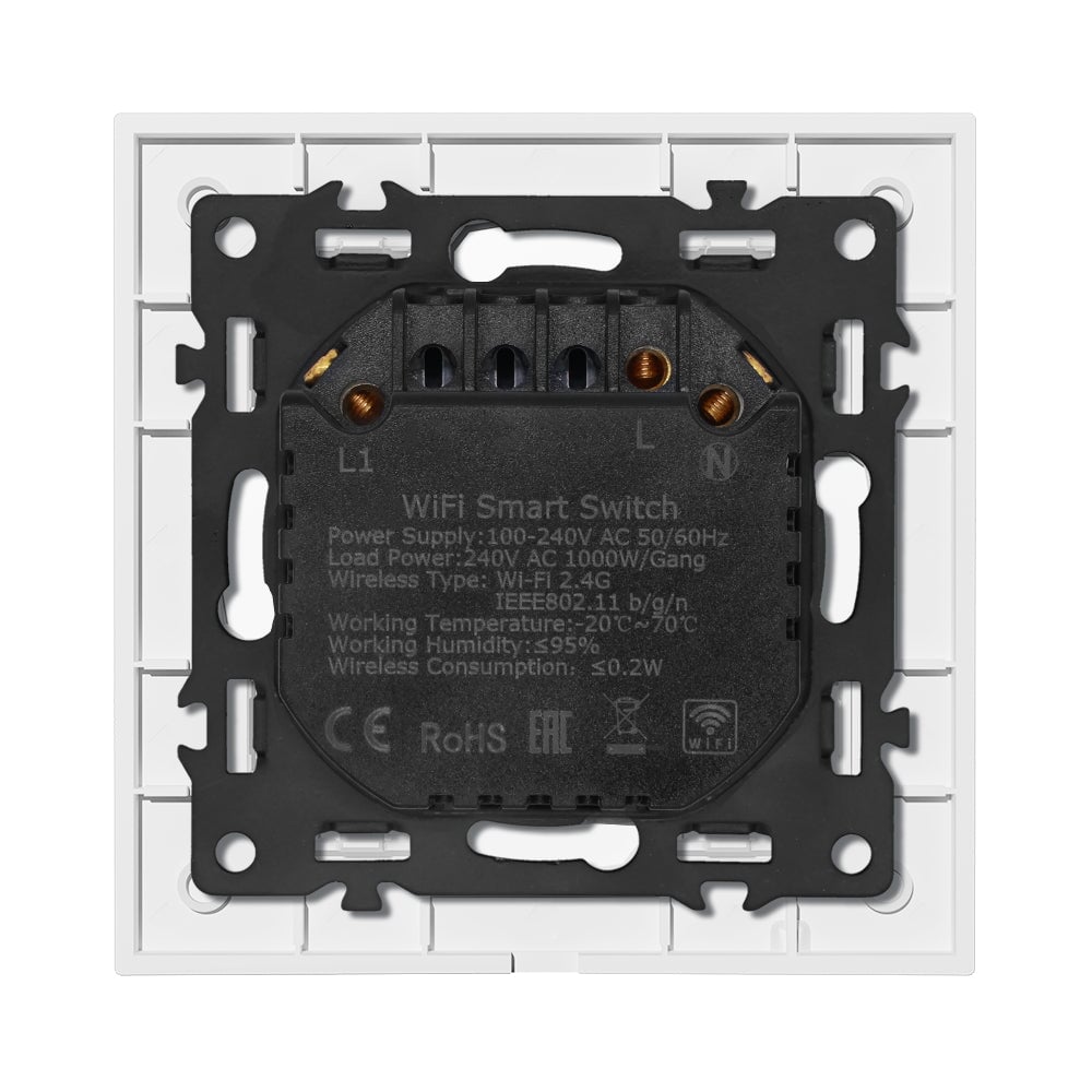 ET Serie Wifi Light Switch Glass Panel Light Switches Bseedswitch 