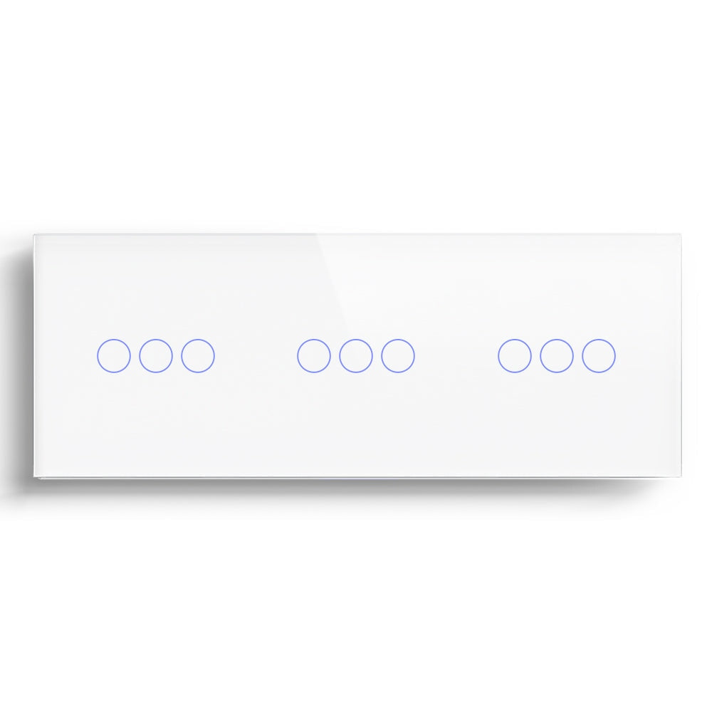 Bseed Tribe WiFi 1/2/3 Gang Light Switch 228mm Light Switches Bseedswitch 