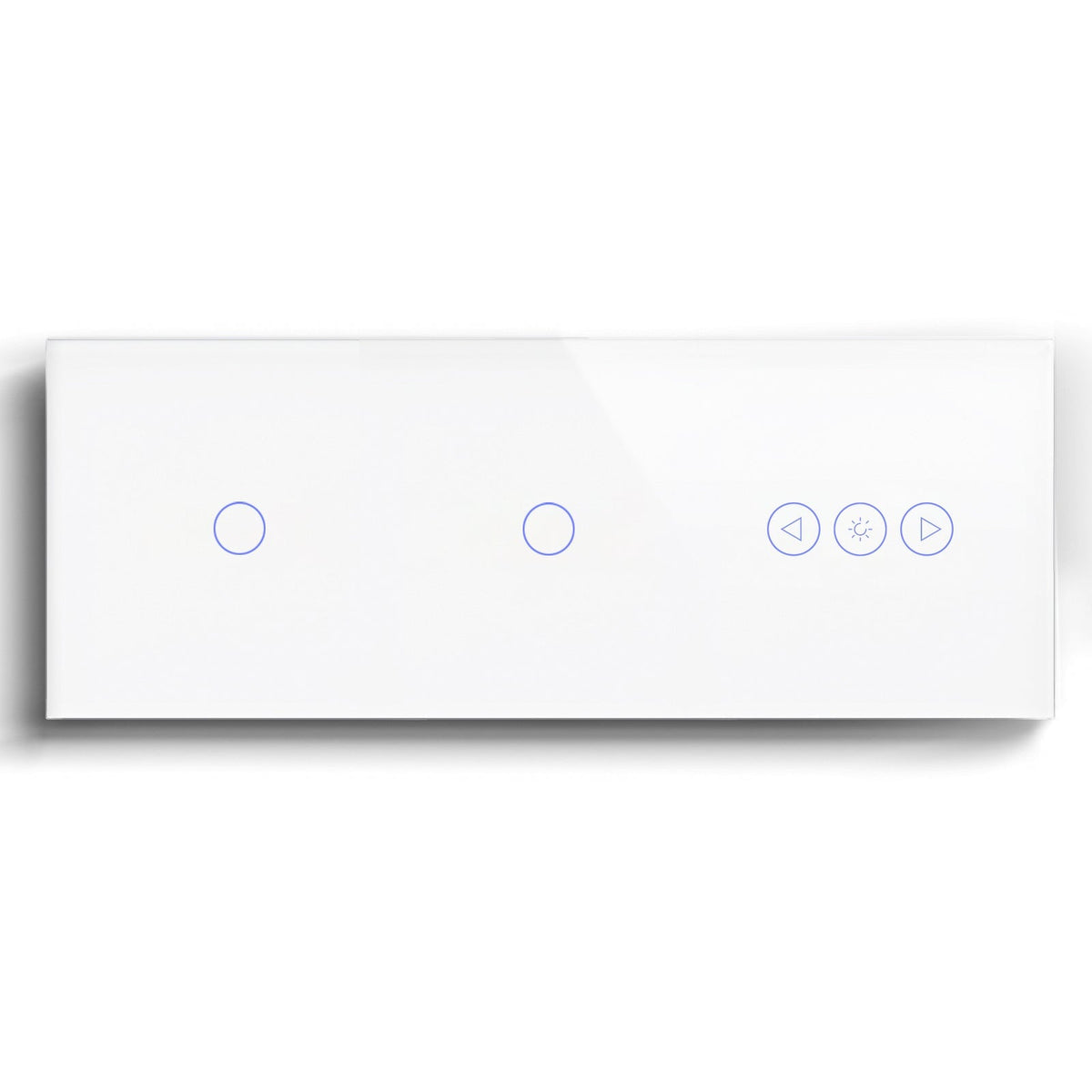 BSEED Double 1Gang WiFi Switch With wifi dimmer Switch 228mm 照明开关 Bseedswitch White 1Gang+1Gang+Dimmer Switch 