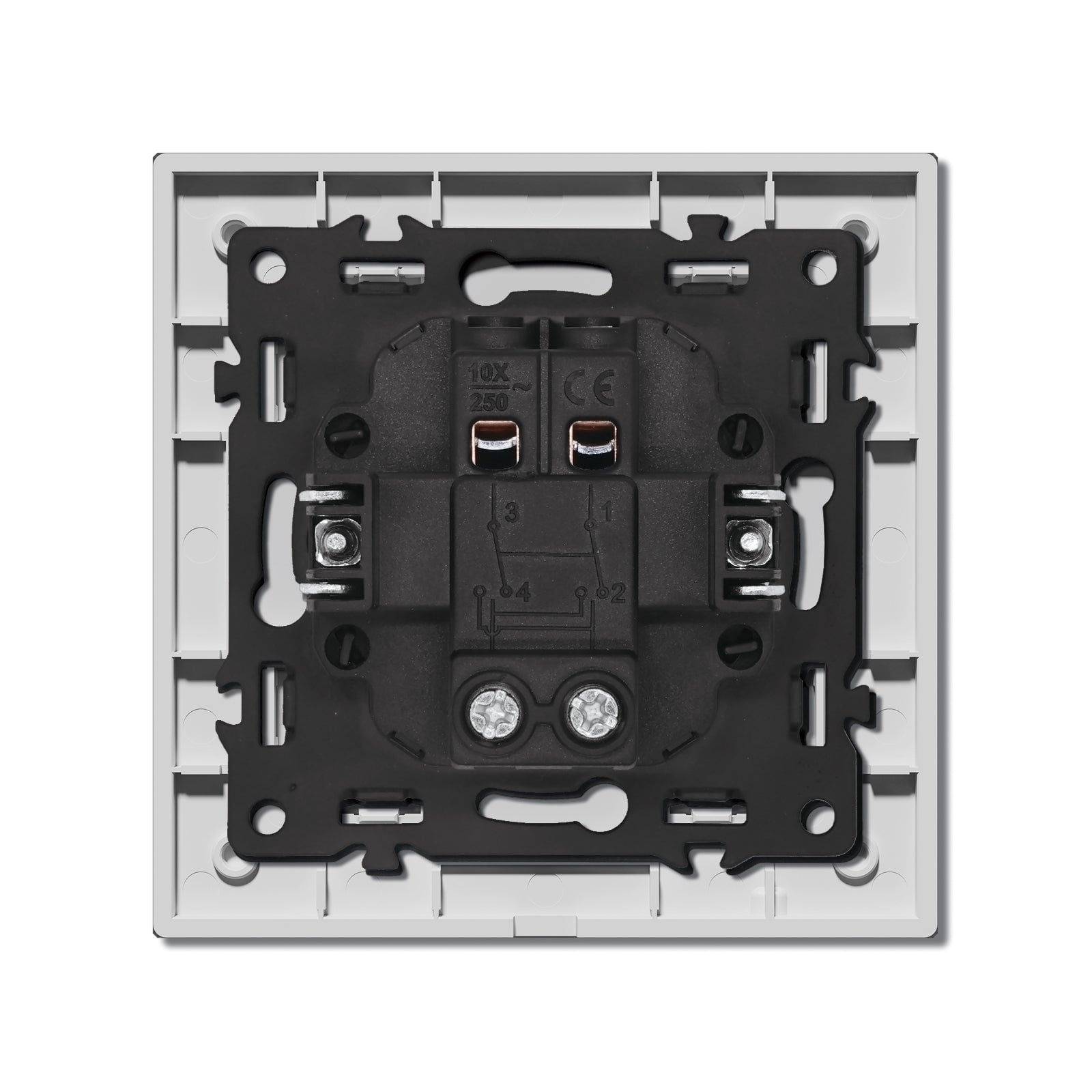 Bseed Echo Series Light Switch Glass Panel With Clamping technology with Neon Light Switches Bseedswitch 