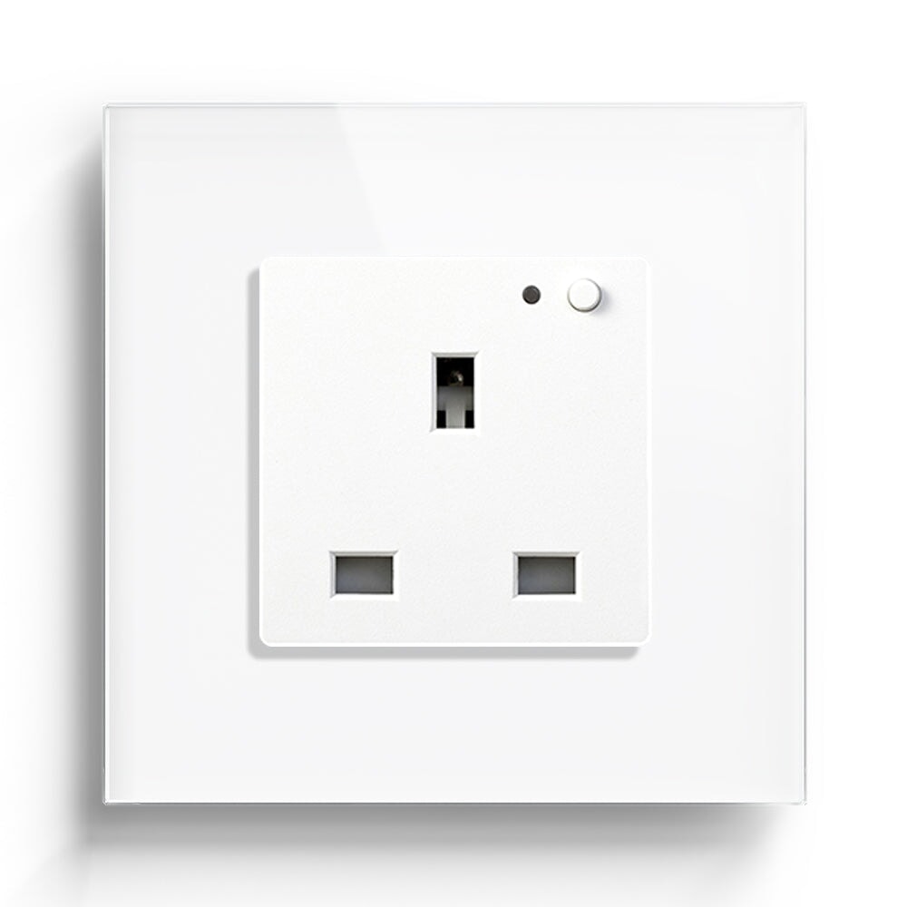 BSEED ZigBee UK Wall Sockets Power Outlets Kids Protection with metering Wall Plates & Covers Bseedswitch 