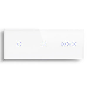 BSEED Double 1Gang WiFi Switch With wifi dimmer Switch 228mm 照明开关 Bseedswitch 