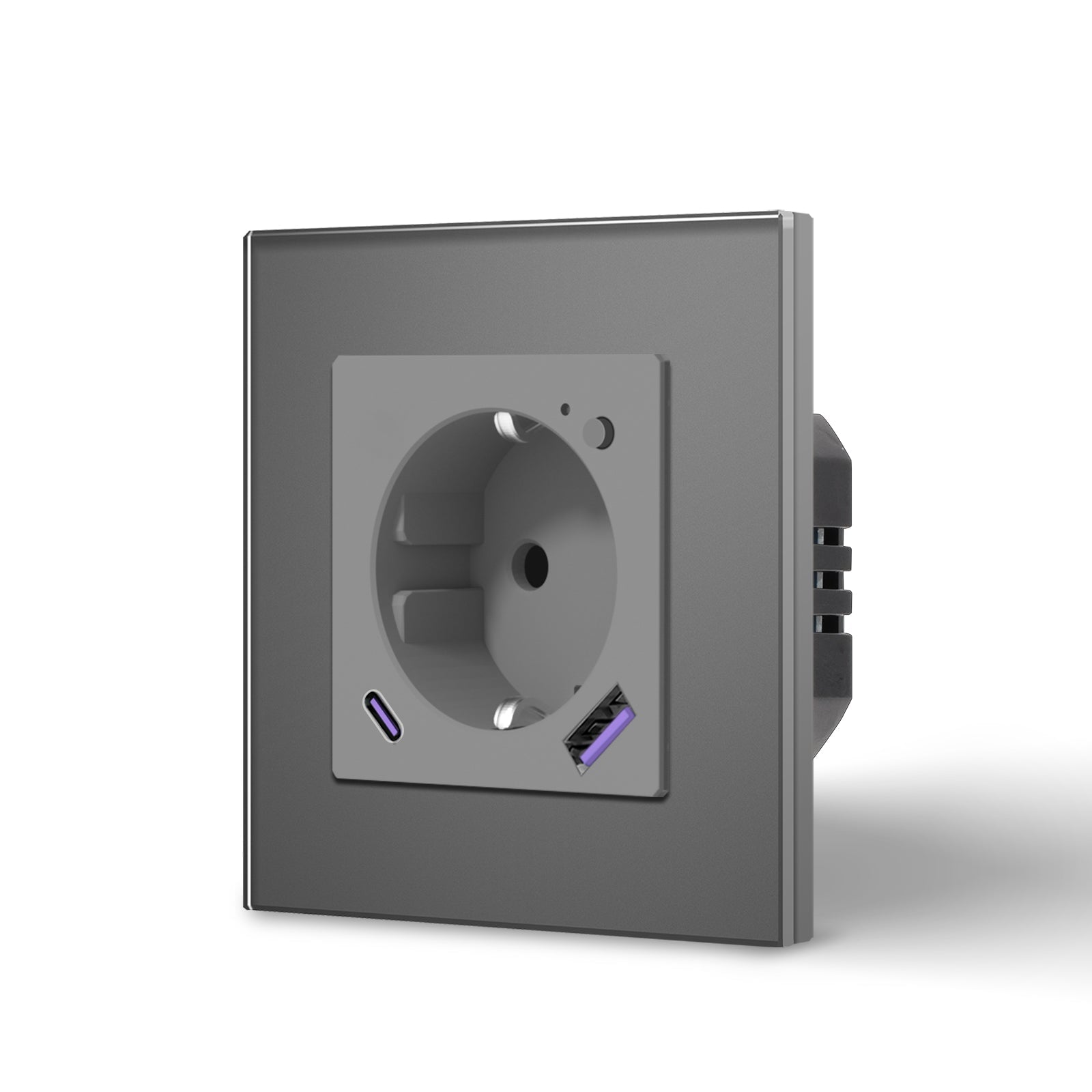 BSEED ZigBee EU Wall Sockets Type-C With USB With Energy Monitoring socket Bseedswitch 