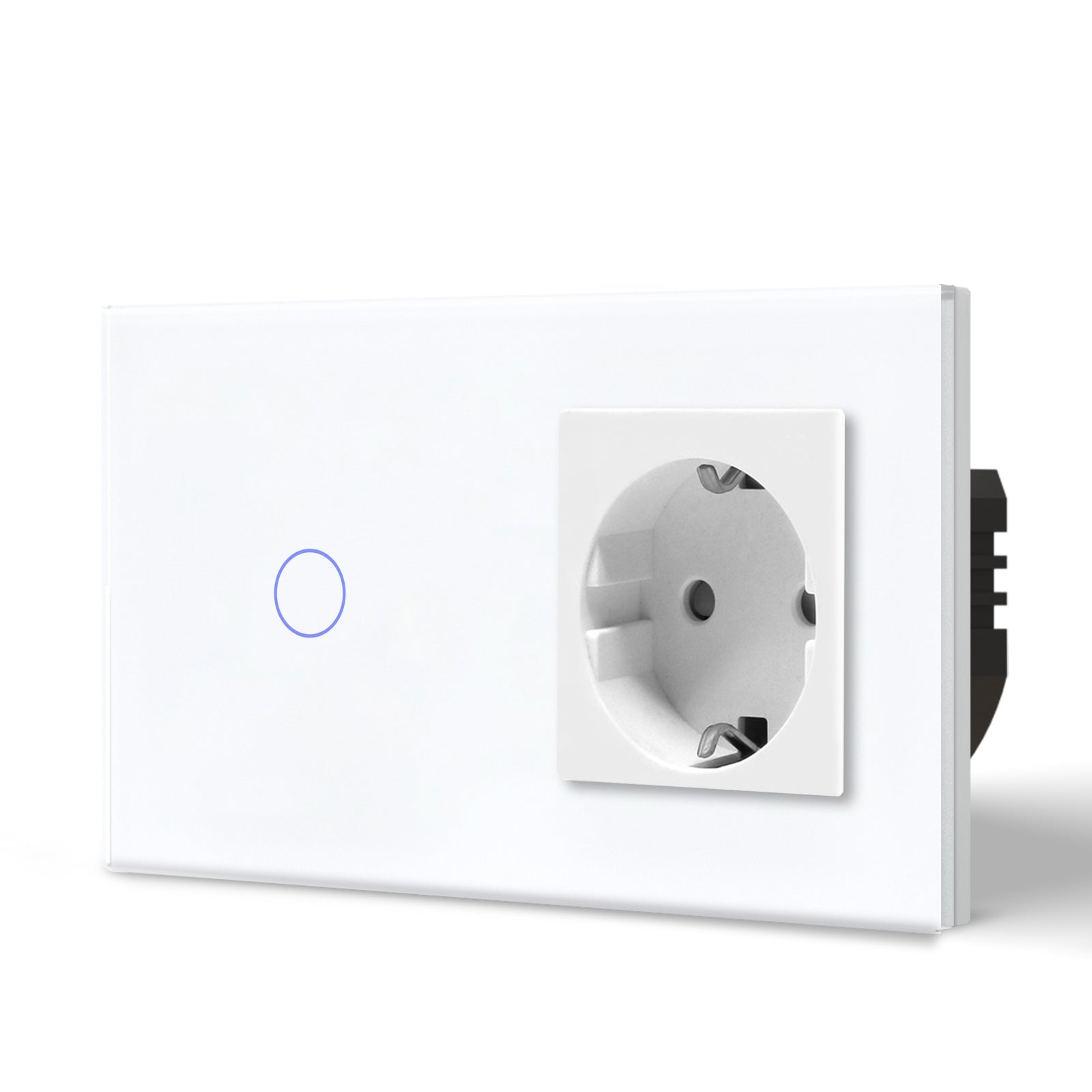 BSEED WiFi 1/2/3 Gang Light Switch With Normal EU Socket Power Outlets & Sockets Bseedswitch 