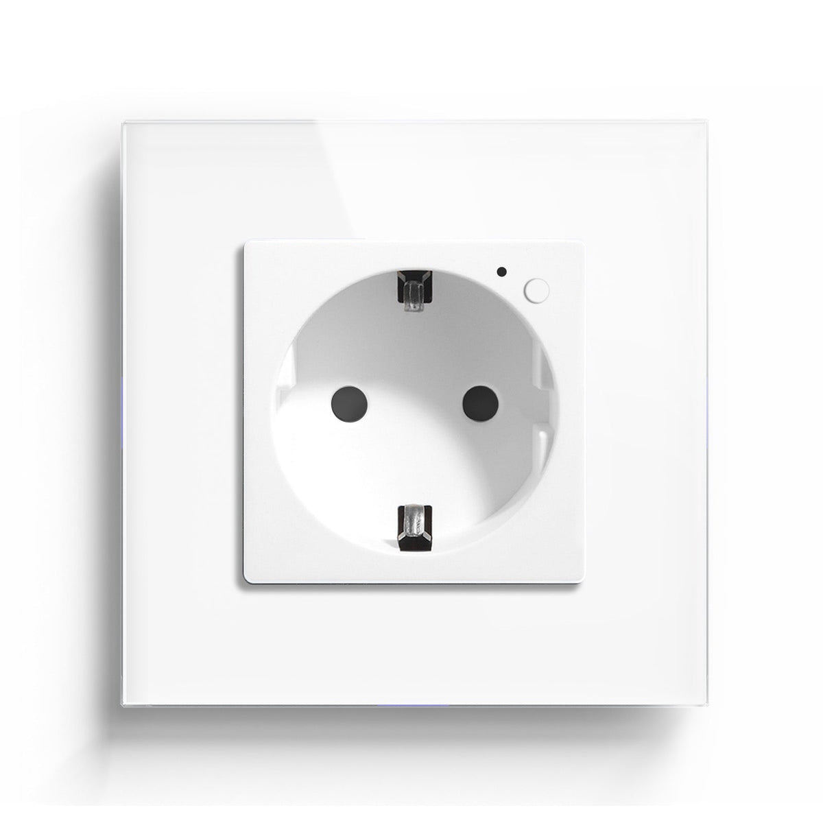 Bseed Wifi EU Standard Socket Wall Sockets With Energy Monitoring Power Outlets & Sockets Bseedswitch White Single 