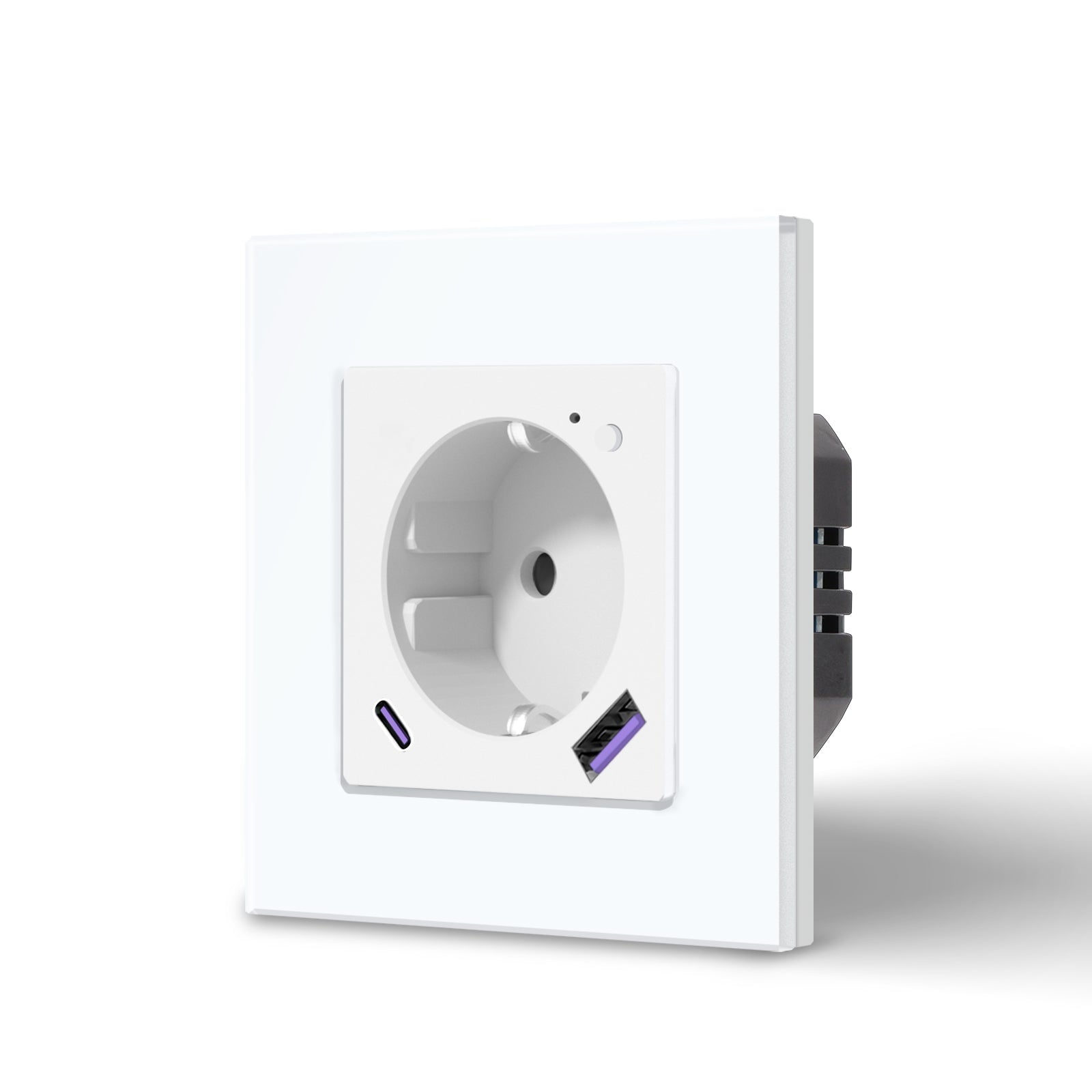 BSEED ZigBee EU Wall Sockets Type-C With USB With Energy Monitoring socket Bseedswitch 