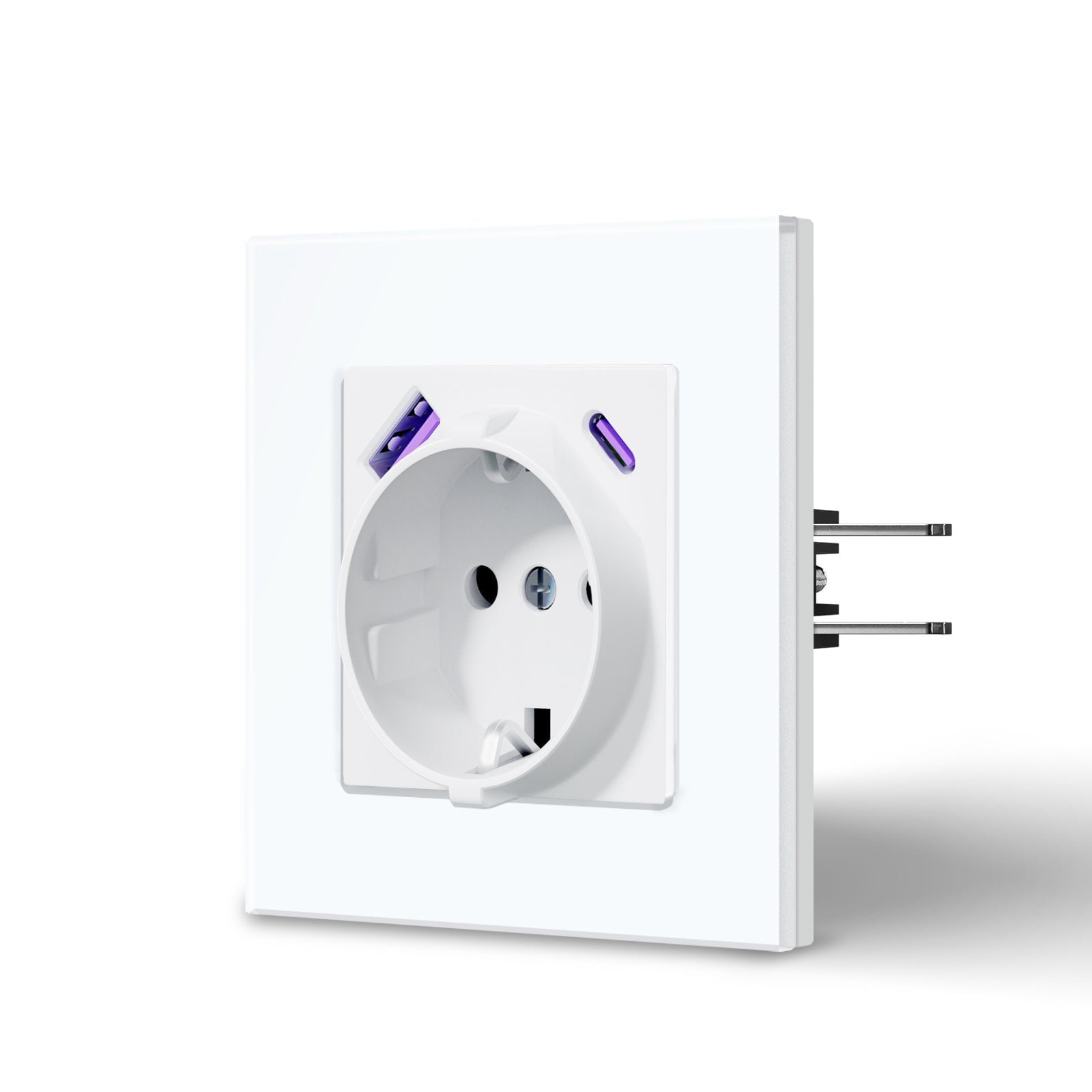 BSEED 20W EU sockets with Fact Charge Type-C USB with Claw technology Power Outlets & Sockets Bseedswitch 