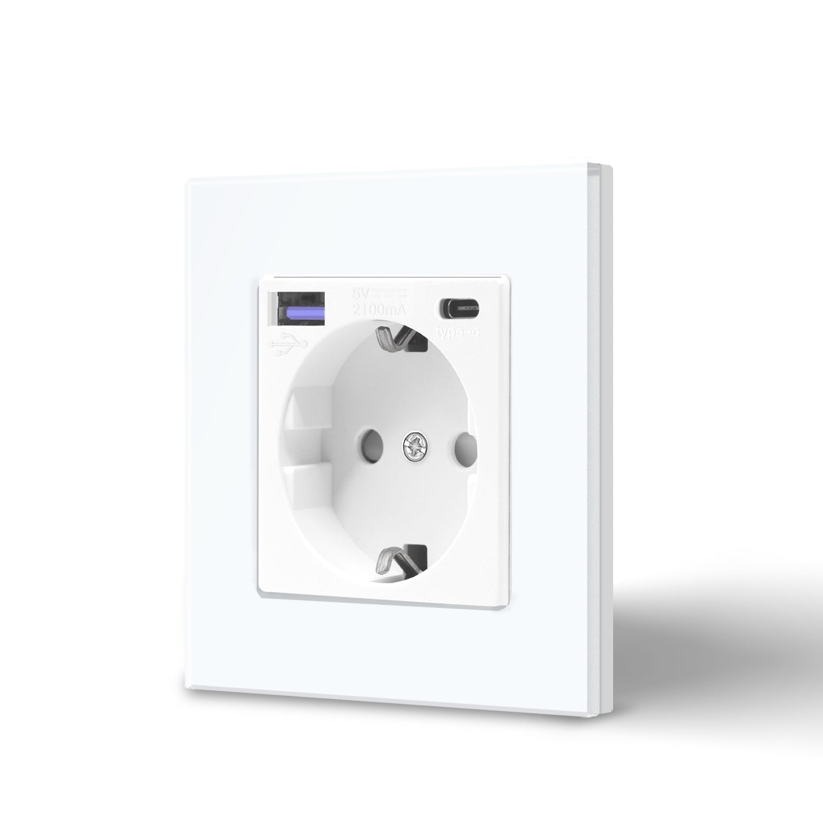 BSEED EU sockets with 20W PD Fast Charge Type-C Interface Outlet Wall Socket Power Outlets & Sockets Bseedswitch 