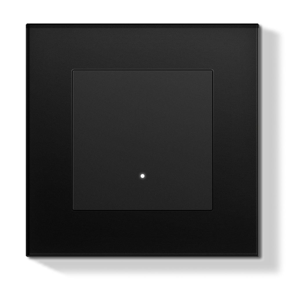 EC WiFi Click Light Switch Can Multi-control Glass Panel Light Switches Bseedswitch Black 1 Gang 