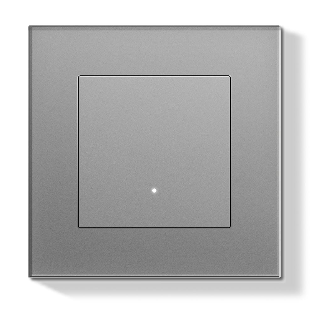 EC WiFi Click Light Switch Can Multi-control Glass Panel Light Switches Bseedswitch Grey 1 Gang 