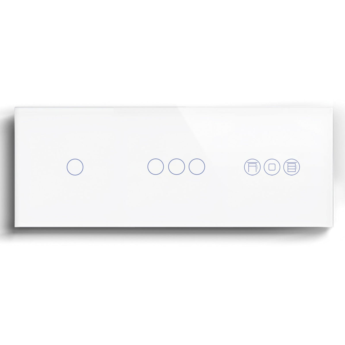 BSEED Double 1Gang WiFi Switch With Roller Shutter Switch 228mm 照明开关 Bseedswitch White 1Gang+3Gang+Shutter Switch 