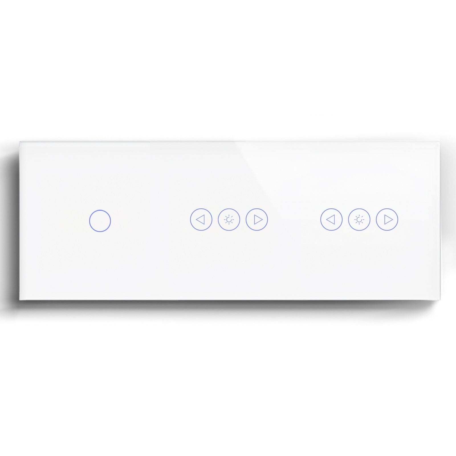 BSEED 1/2/3 Gang WiFi Switch With Double Dimmer Switch 228mm Light Switches Bseedswitch White 1Gang wifi switch+double dimmer switch 