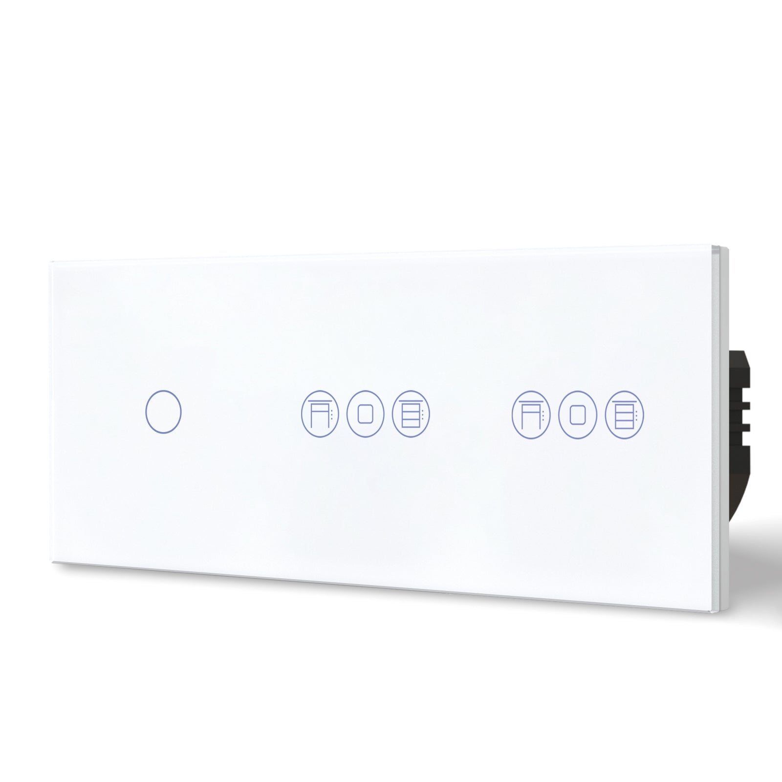 BSEED 1/2/3 Gang WiFi Switch With Double Roller Shutter Switch 228mm Light Switches Bseedswitch 