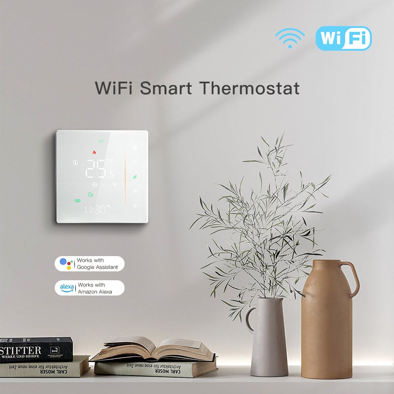 BSEED WiFi Touch LED integrated Screen Floor Heating Room Thermostat Controller Thermostats Bseedswitch 