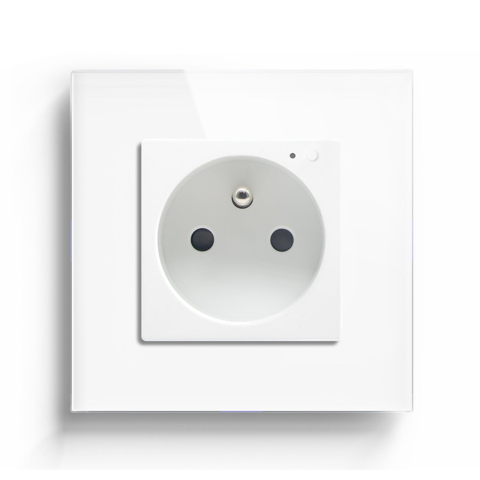 Bseed Wifi FR Standard Socket Wall Sockets With Energy Monitoring Power Outlets & Sockets Bseedswitch White Single 