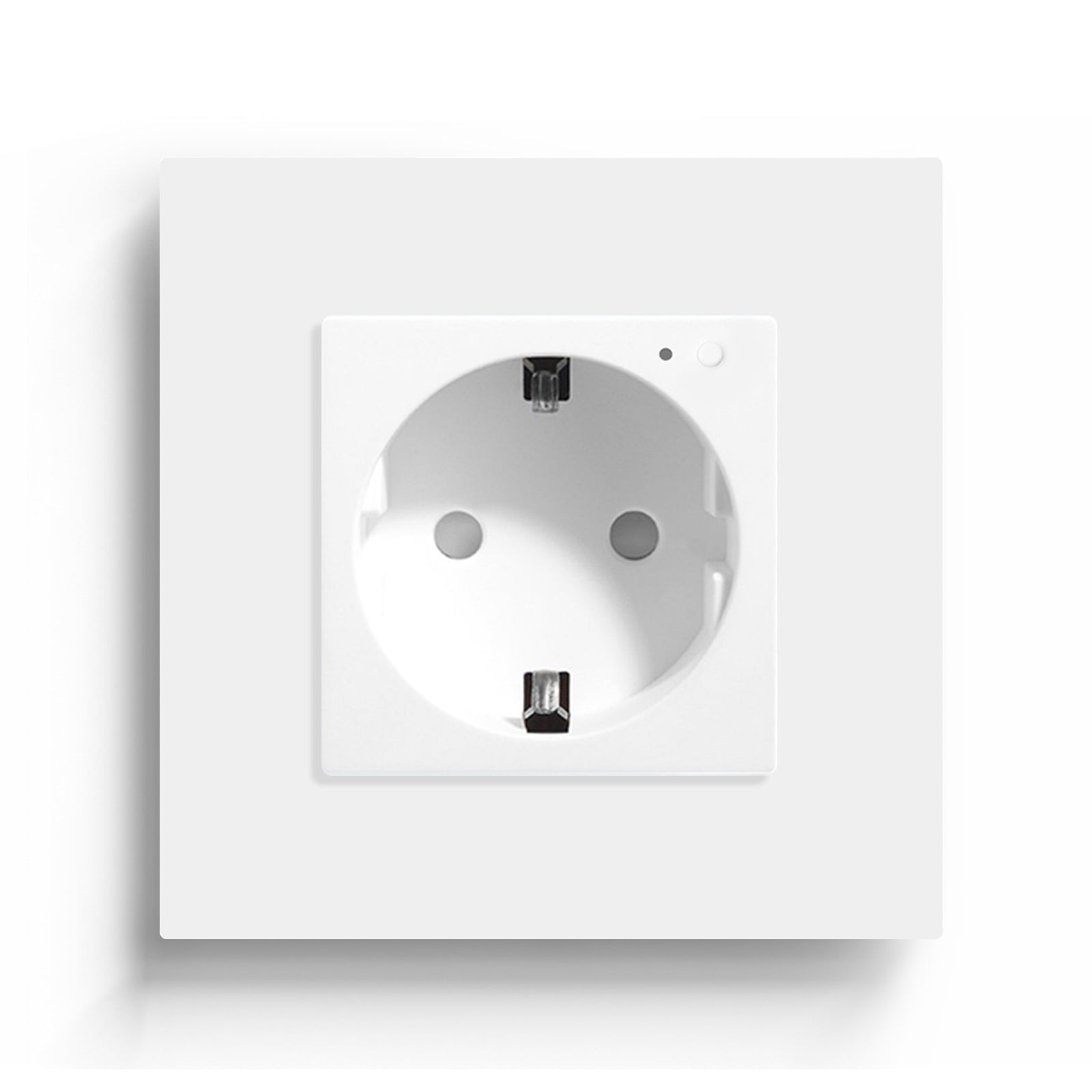 Bseed Wifi EU Wall Sockets With Energy Monitoring PC Panel Power Outlets & Sockets Bseedswitch White Single 