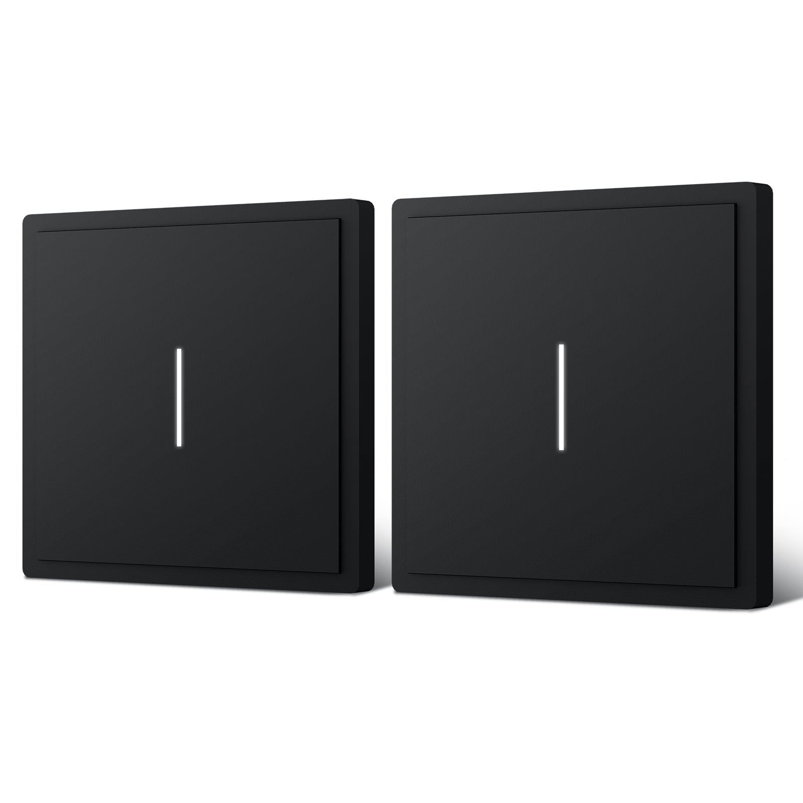 BSEED Scale Series Smart Wifi Light Switch 1 Gang (With Neutral) Light Switches Bseedswitch Black 2 PCS/Pack 