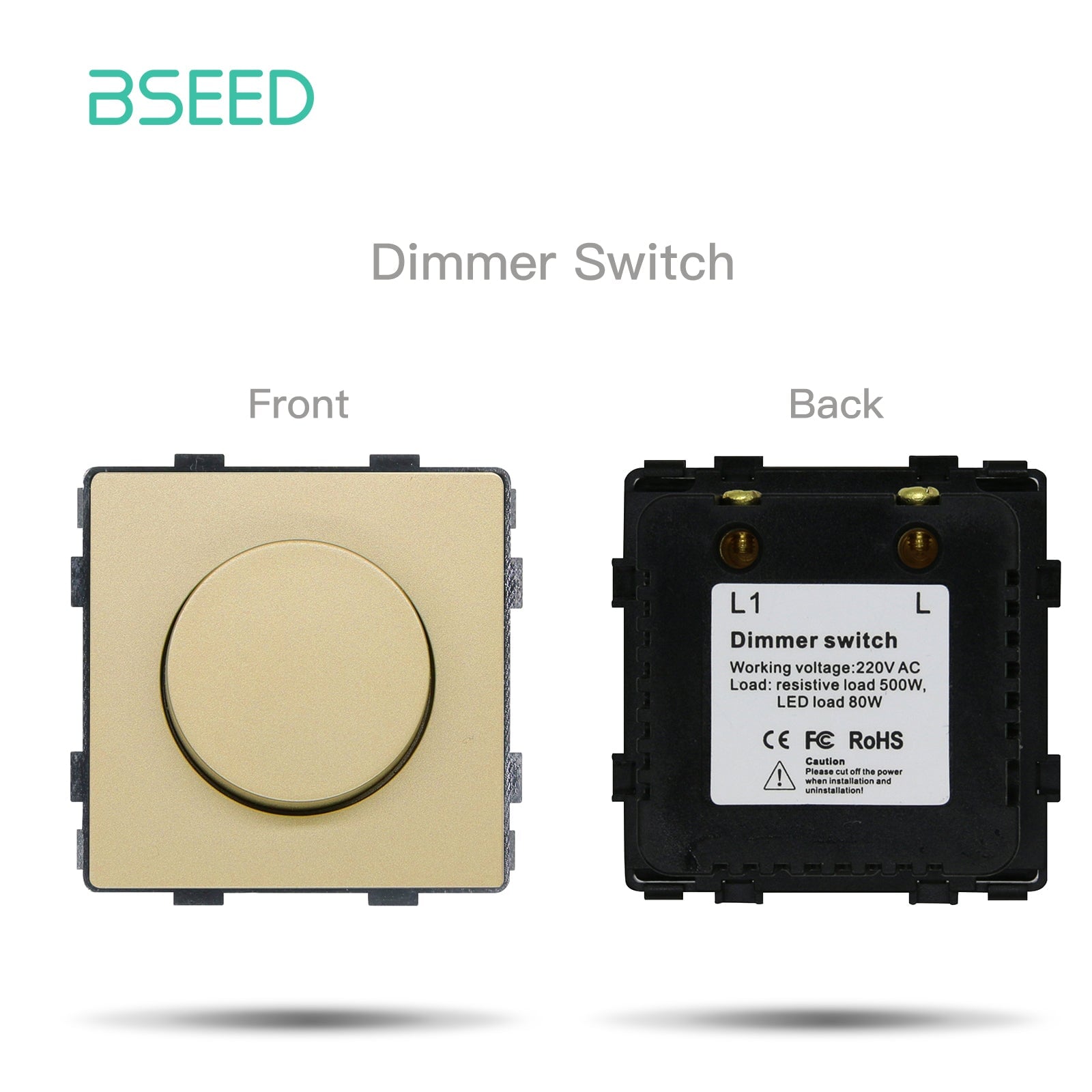 BSEED Product Customization Bseedswitch dimmer switch function key 