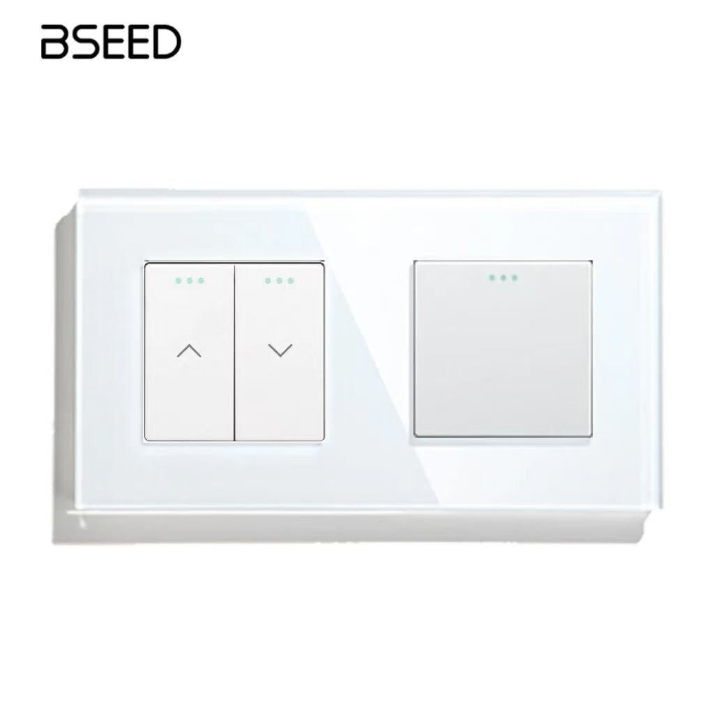 BSEED Product Customization Bseedswitch curtain switch with 1gang 1way switch 