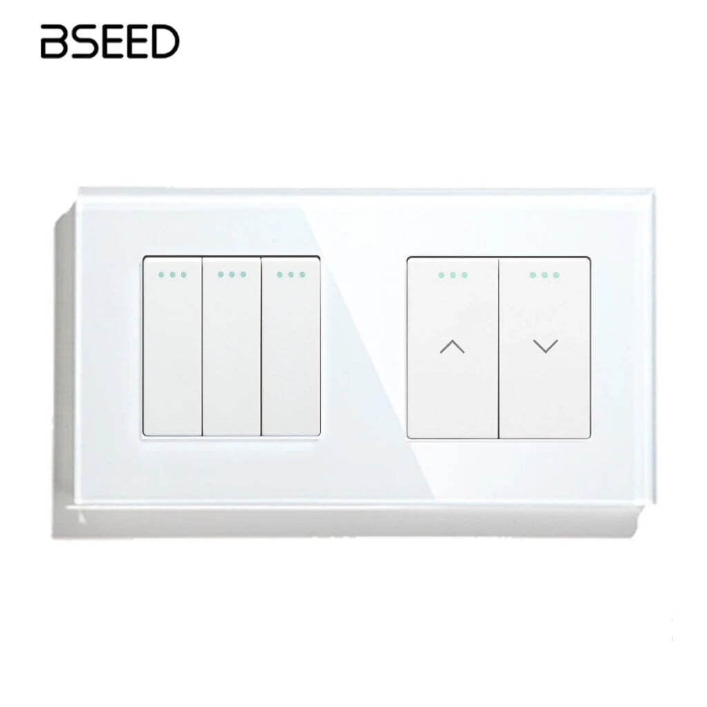 BSEED Product Customization Bseedswitch 3gang 1way switch with curtain switch 