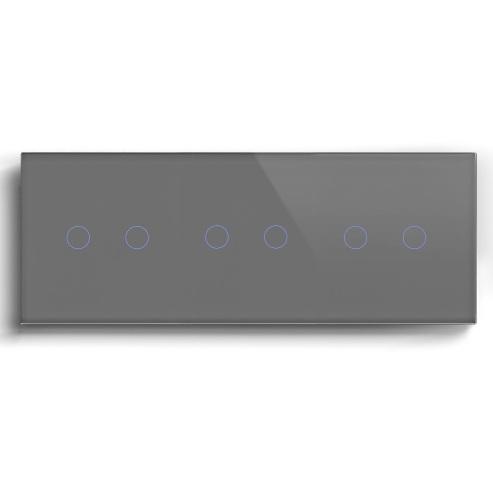 Bseed Smart Wifi Triple Light Switch (With Neutral) Light Switches Bseedswitch Grey 2Gang 