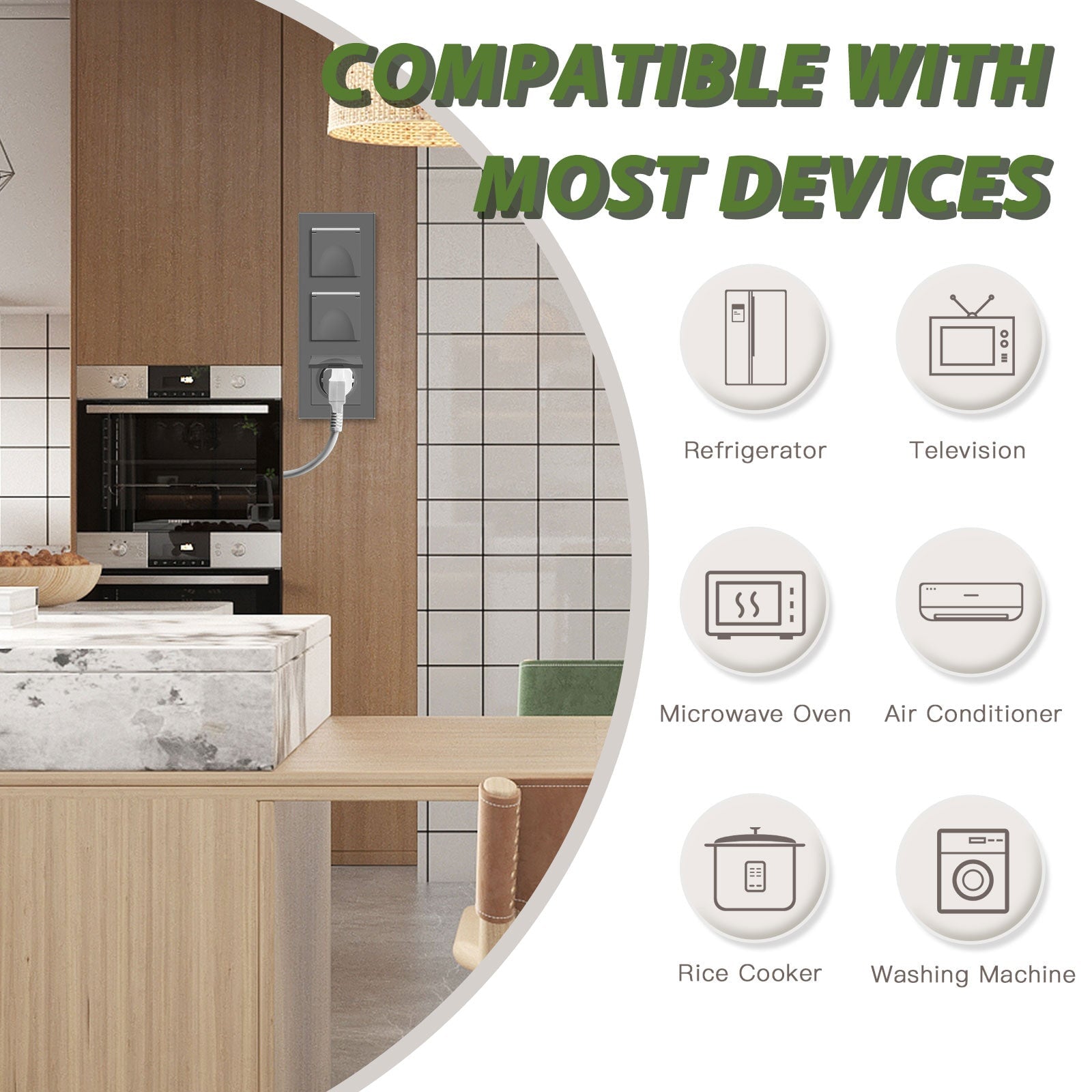 Bseed Waterproof Socket EU Standard Glass Panel with clamping technology Power Outlets & Sockets Bseedswitch 