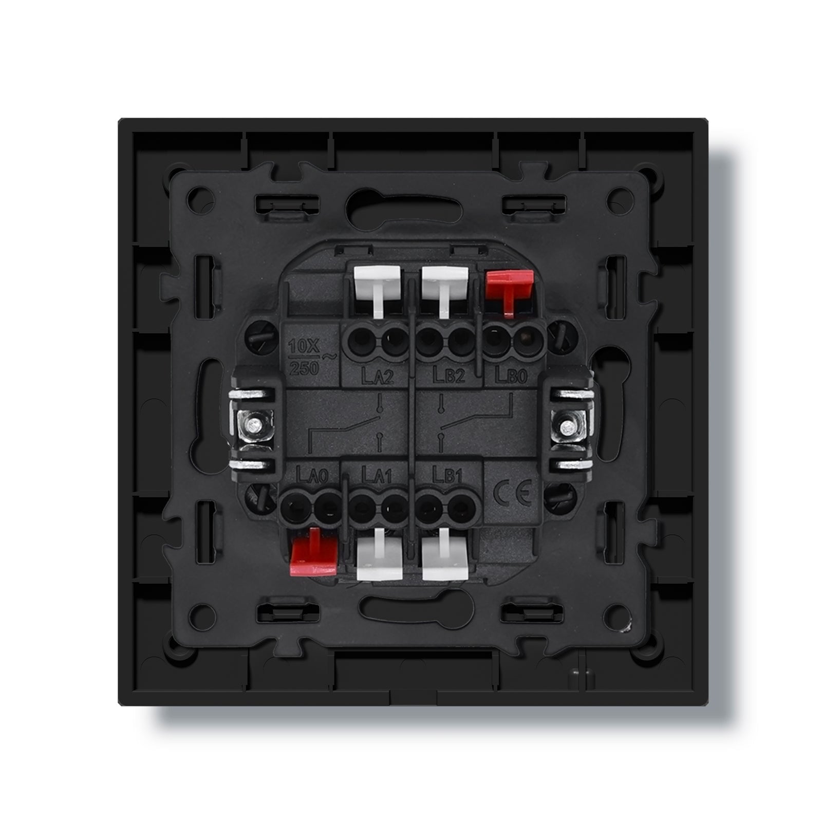 Bseed Echo Series Light Switch Glass Panel With Clamping technology with Neon Light Switches Bseedswitch 