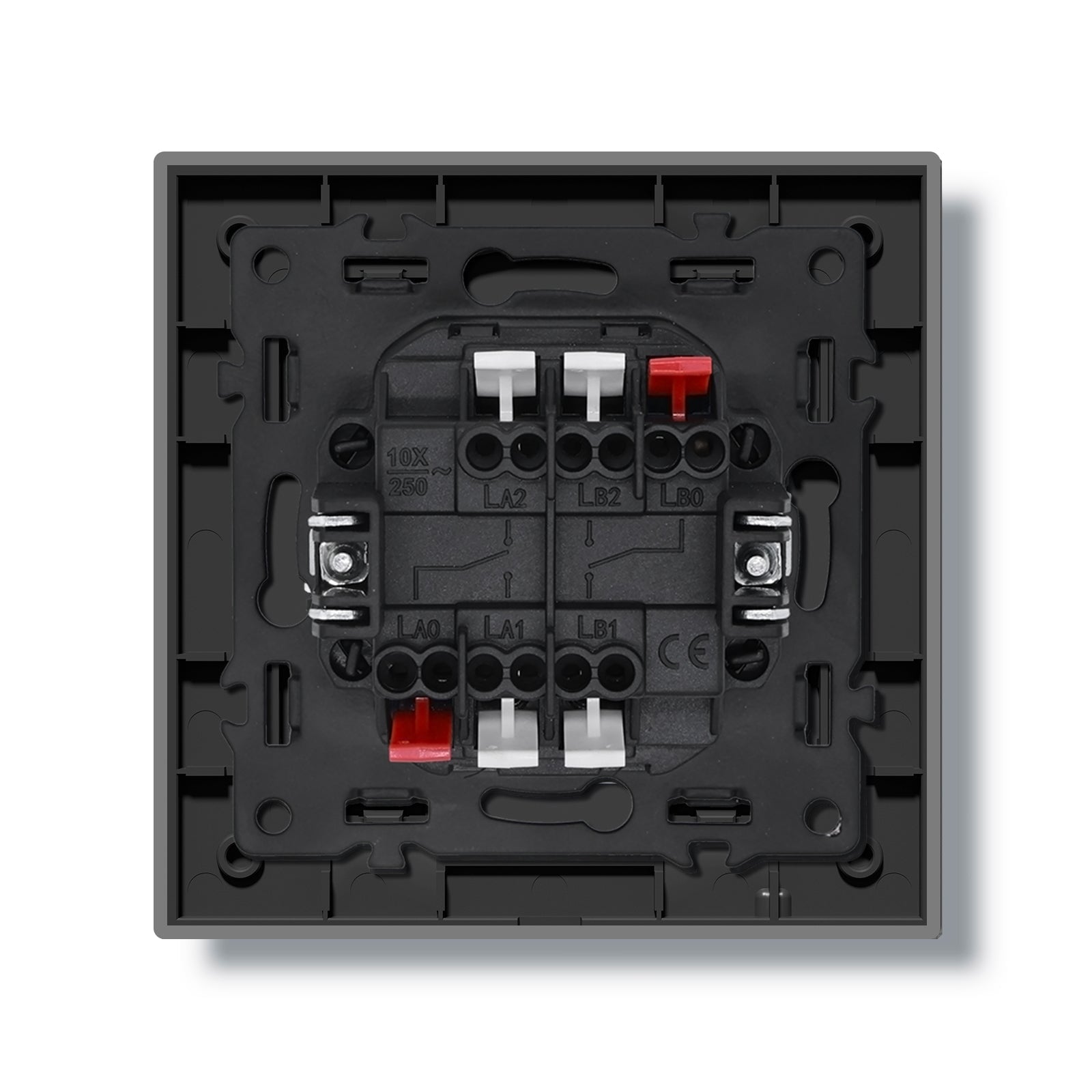 Bseed Echo Series Light Switch Glass Panel With Clamping technology with Neon Light Switches Bseedswitch 