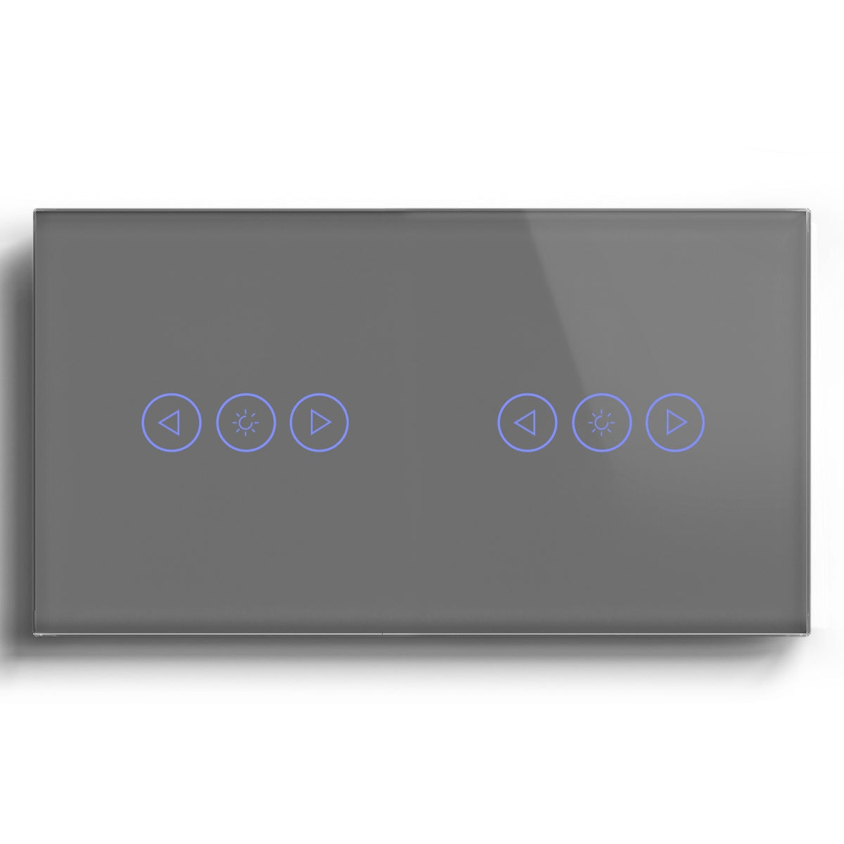 Bseed WIFI Dimmer Switch Double Wall Touch Switch Light Switches Bseedswitch Grey 