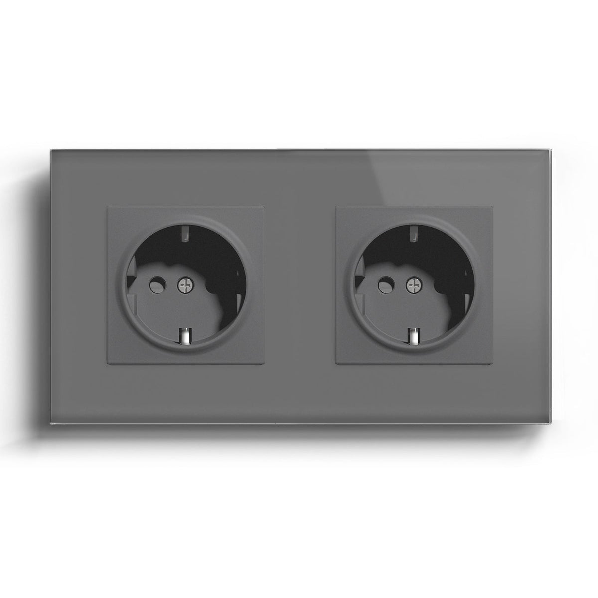 BSEED Heritage Series EU Wall Sockets with Claw Technology 16A Power Outlets & Sockets Bseedswitch Grey Double 