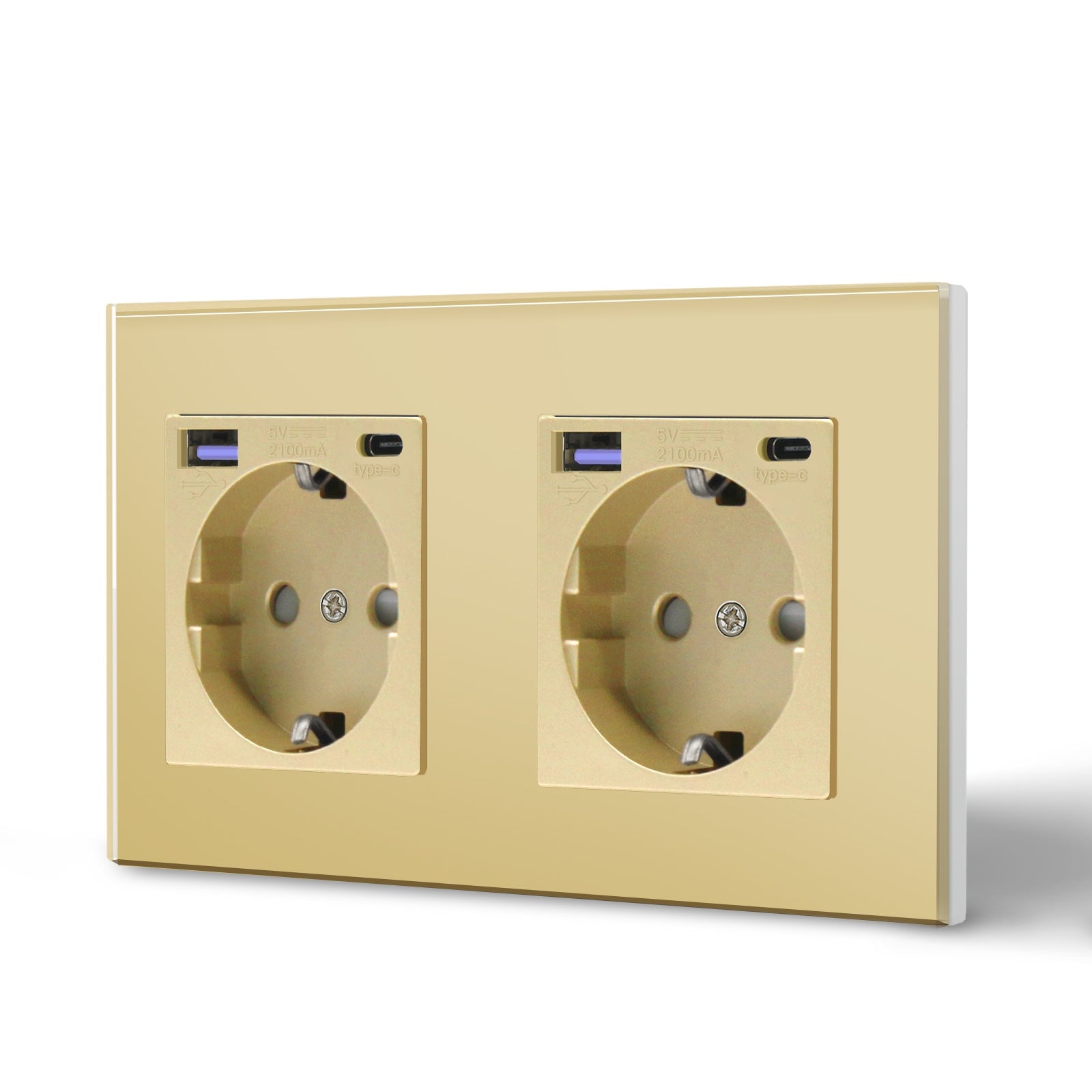 BSEED EU sockets with 20W PD Fast Charge Type-C Interface Outlet Wall Socket Power Outlets & Sockets Bseedswitch 