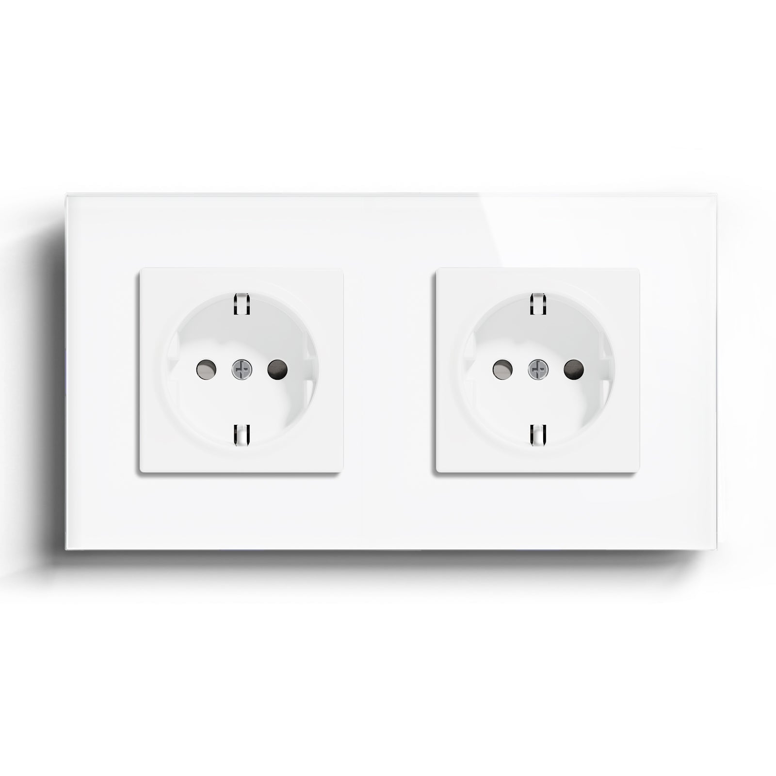 BSEED Heritage Series EU Wall Sockets with Claw Technology 16A Power Outlets & Sockets Bseedswitch White Double 