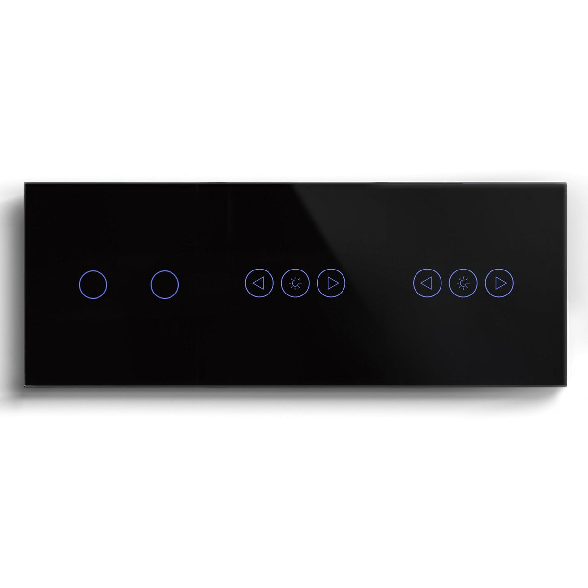 BSEED 1/2/3 Gang WiFi Switch With Double Dimmer Switch 228mm Light Switches Bseedswitch Black 2Gang wifi switch+double dimmer switch 