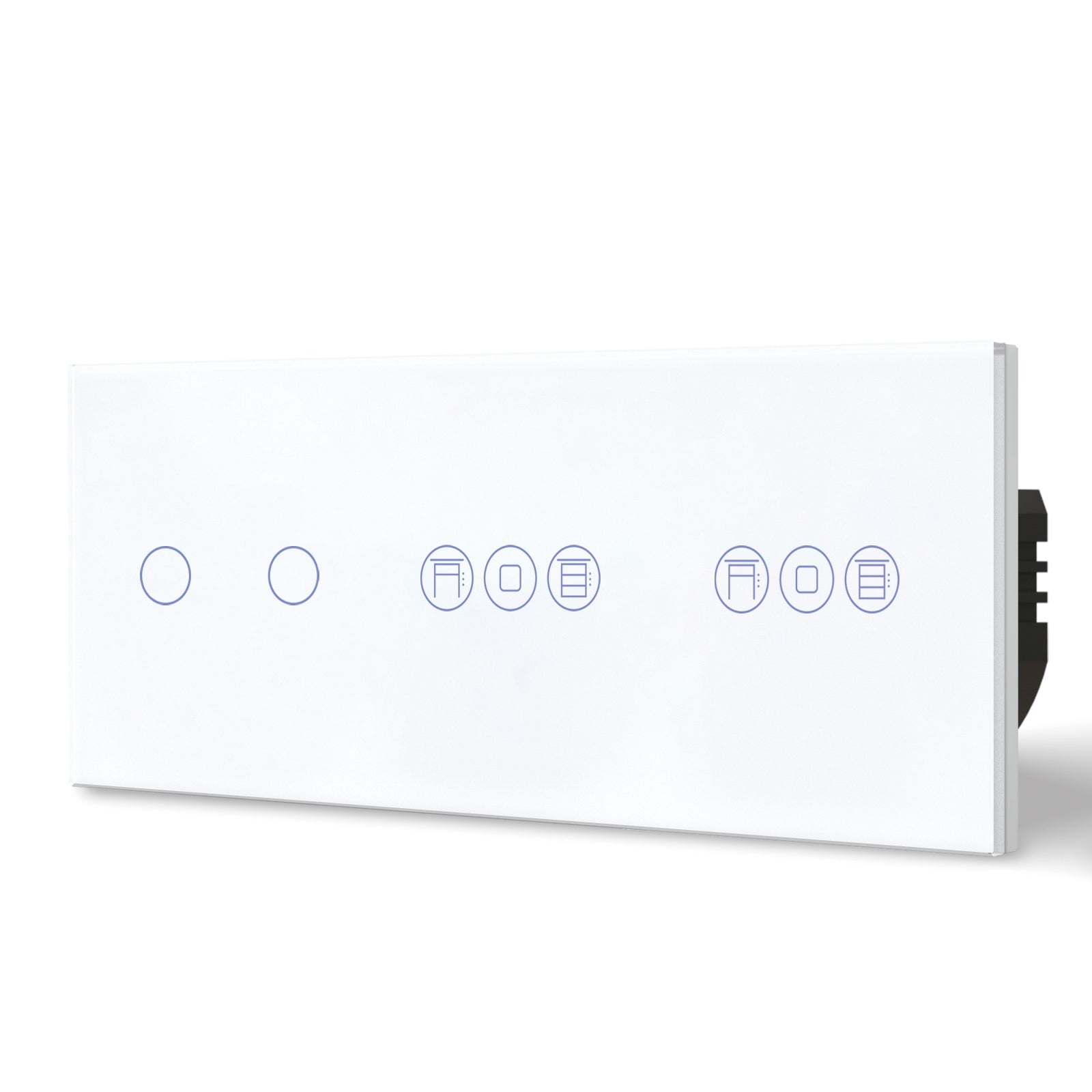 BSEED 1/2/3 Gang WiFi Switch With Double Roller Shutter Switch 228mm Light Switches Bseedswitch 