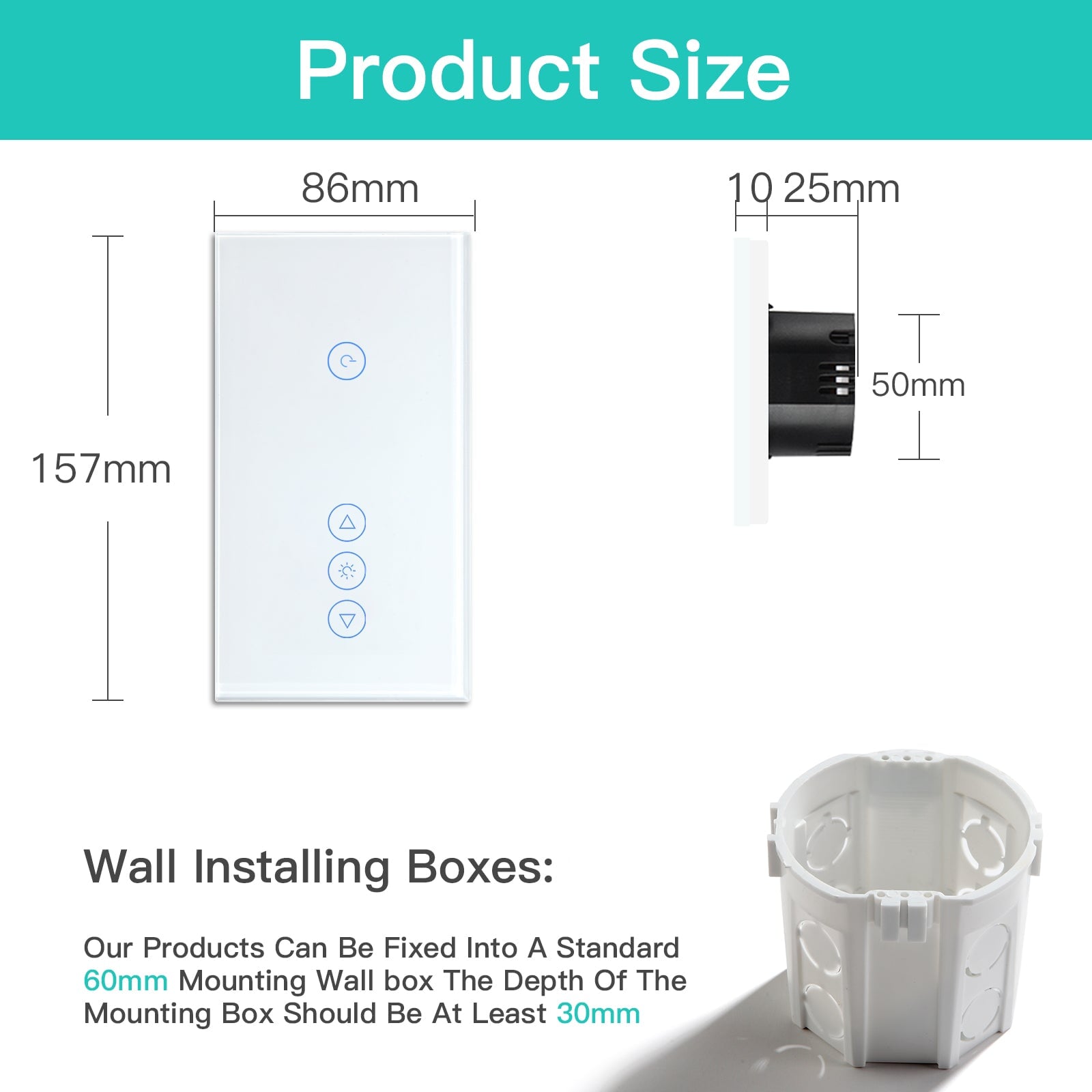 Bseed Zigbee 1/2/3 gang switch with Touch Light Dimmer Smart Switch Light Switches Bseedswitch 