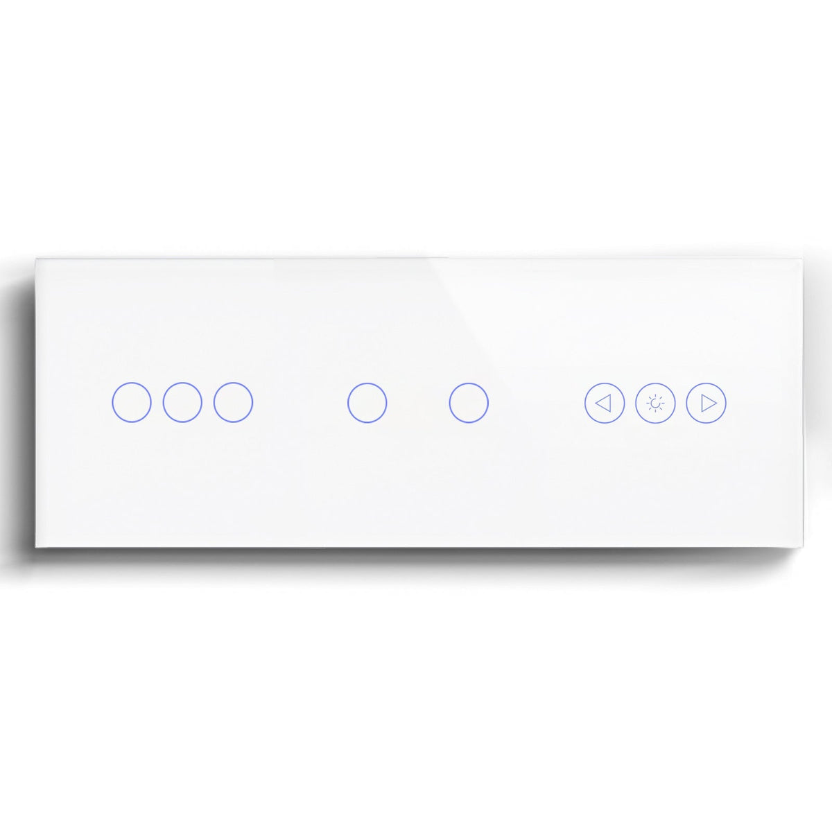 BSEED Double 1Gang WiFi Switch With wifi dimmer Switch 228mm