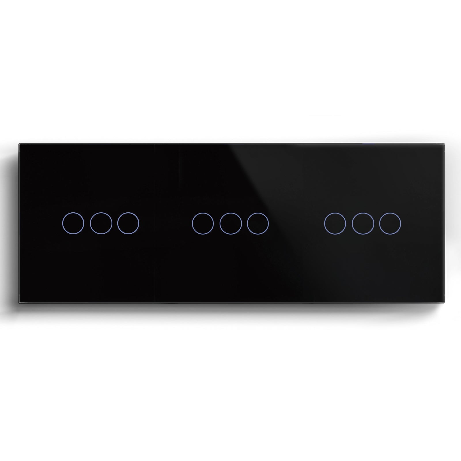 Bseed Smart Wifi Triple Light Switch (With Neutral) Light Switches Bseedswitch Black 3Gang 