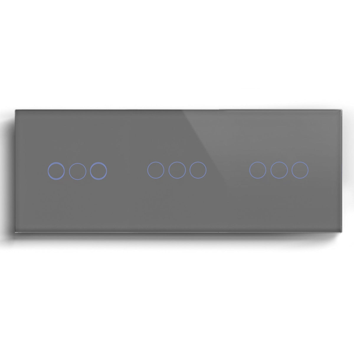 Bseed Smart Wifi Triple Light Switch (With Neutral) Light Switches Bseedswitch Grey 3Gang 