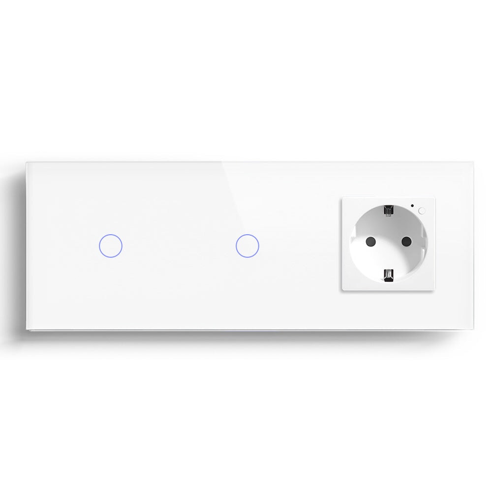 Bseed WiFi Light Switches Multi Control With Wifi EU Normal Standard Wall Socket Light Switches Bseedswitch 