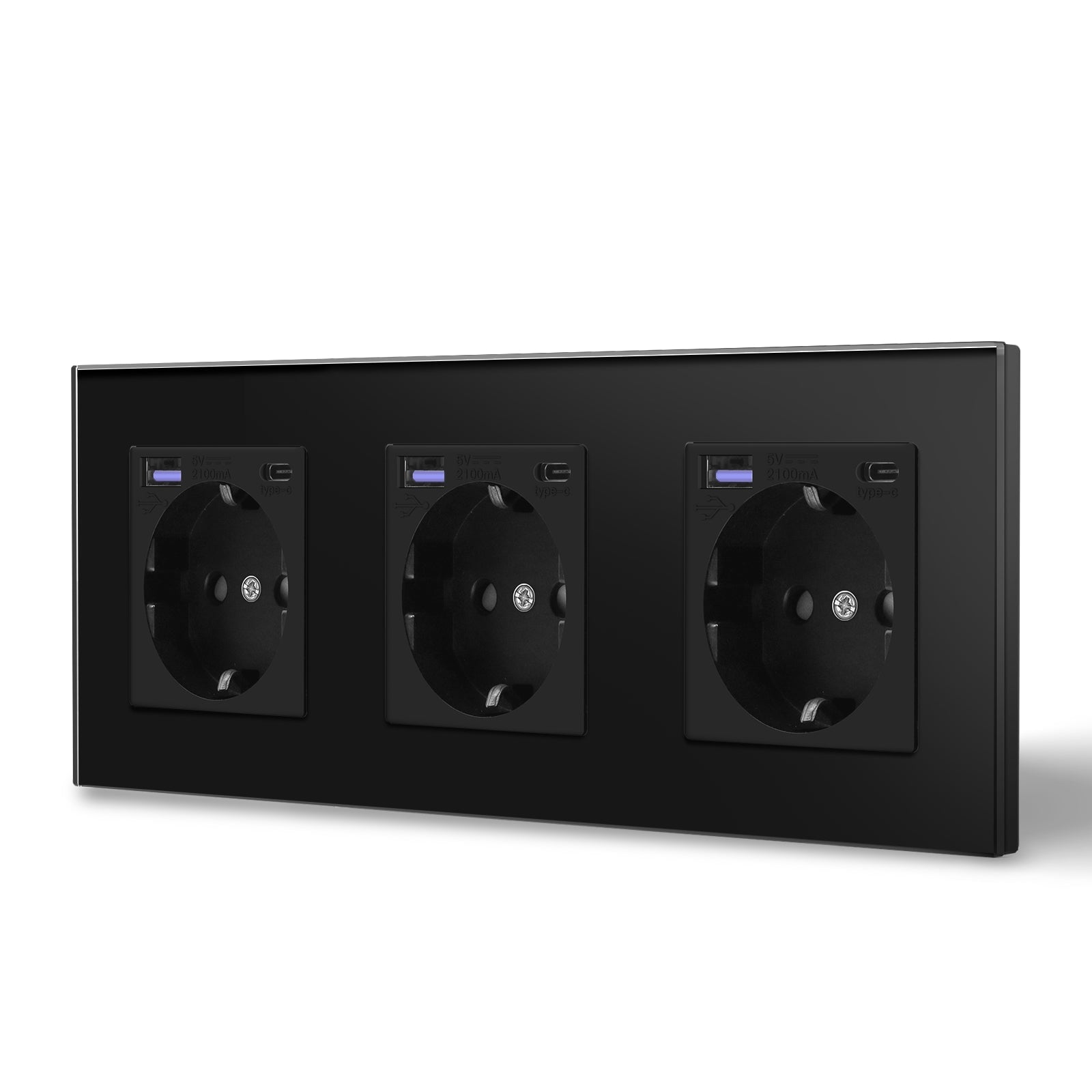 BSEED EU sockets with 20W PD Fast Charge Type-C Interface Outlet Wall Socket Power Outlets & Sockets Bseedswitch 