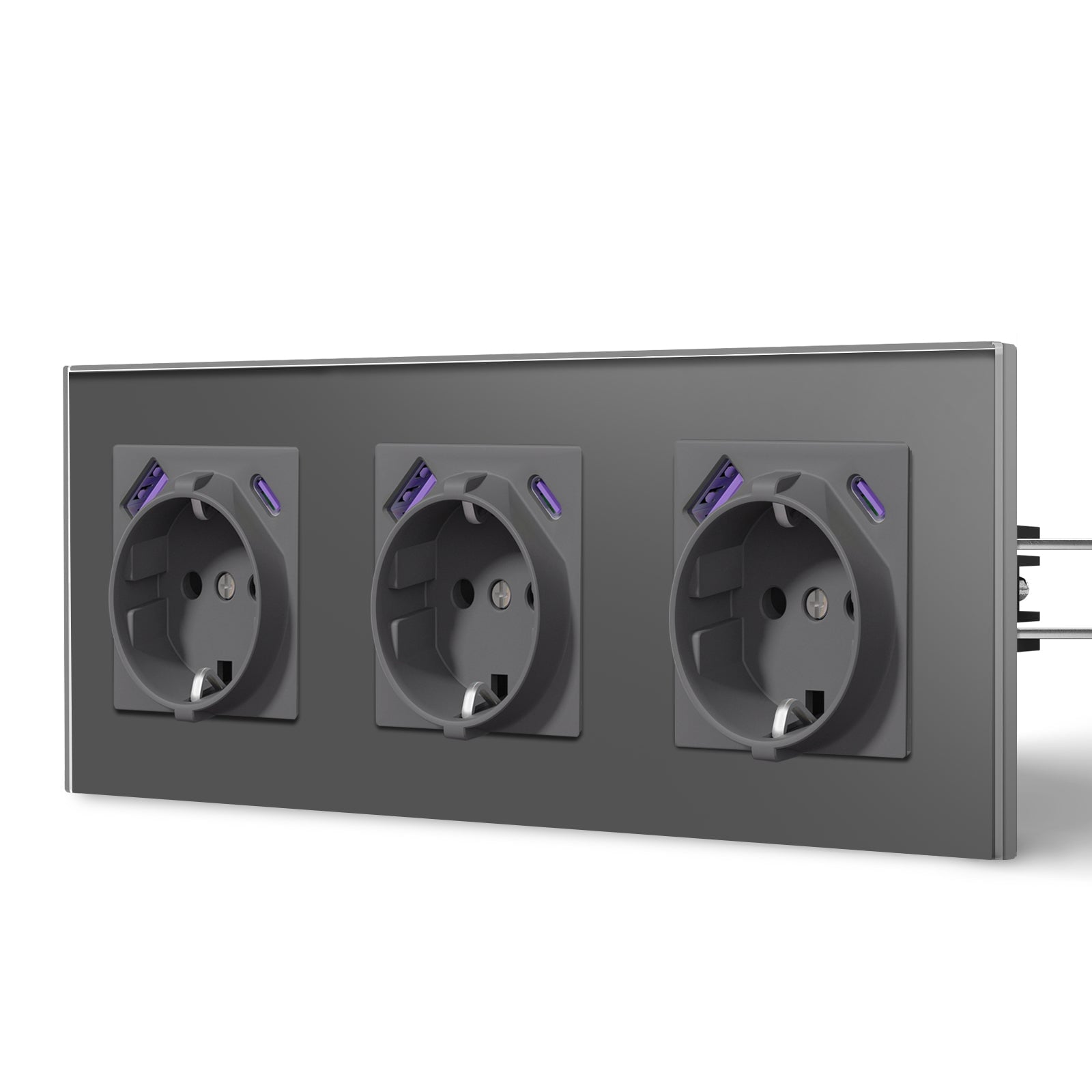 BSEED 20W EU sockets with Fact Charge Type-C USB with Claw technology Power Outlets & Sockets Bseedswitch 