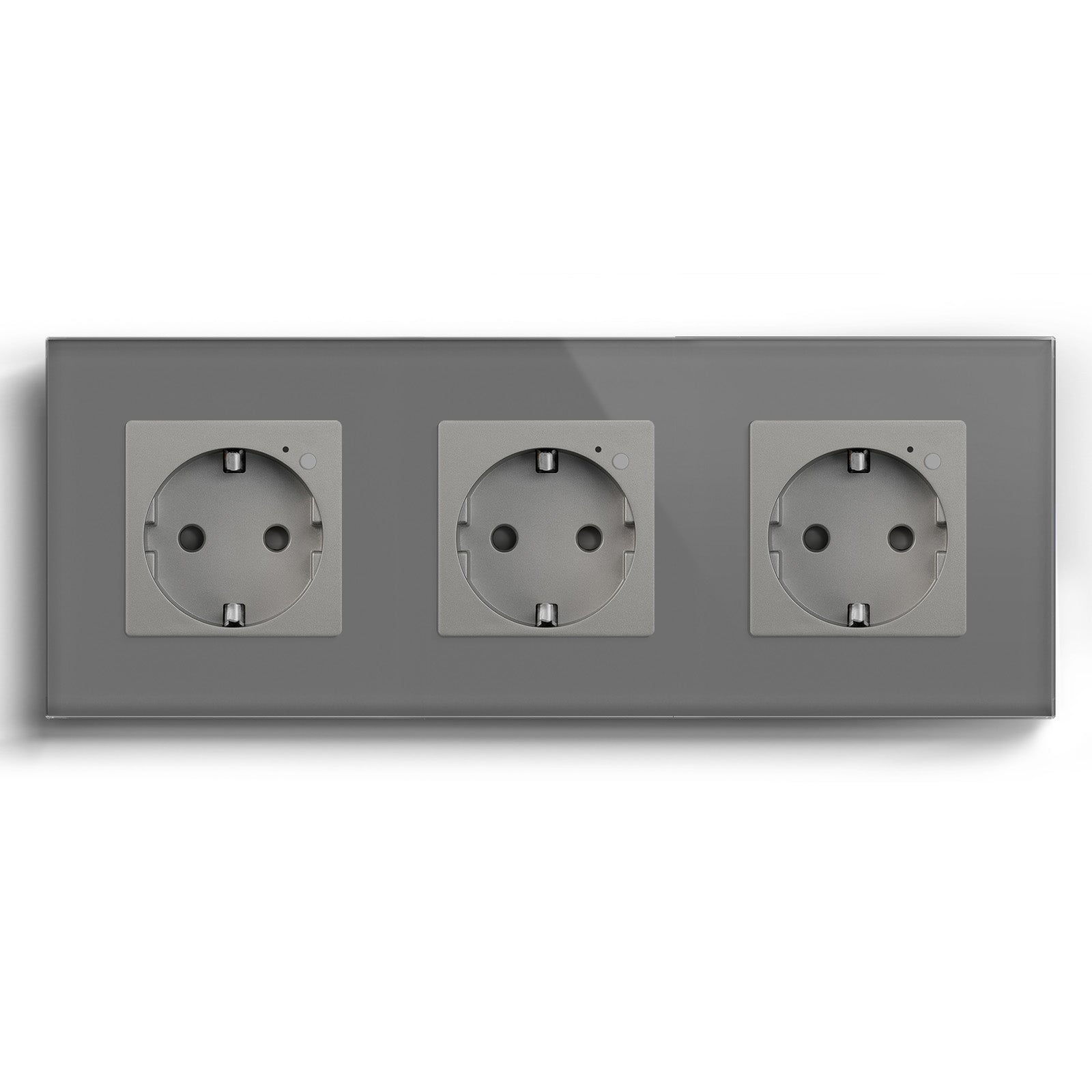 BSEED Wifi EU Wall Sockets Single Power Outlets Kids Protection Power Outlets & Sockets Bseedswitch grey Triple 