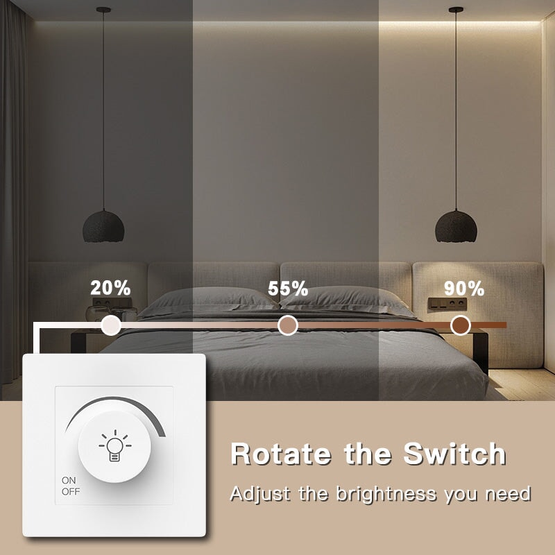 BSEED Rotary Knob Dimmer Light Switch Light Switches Bseedswitch 