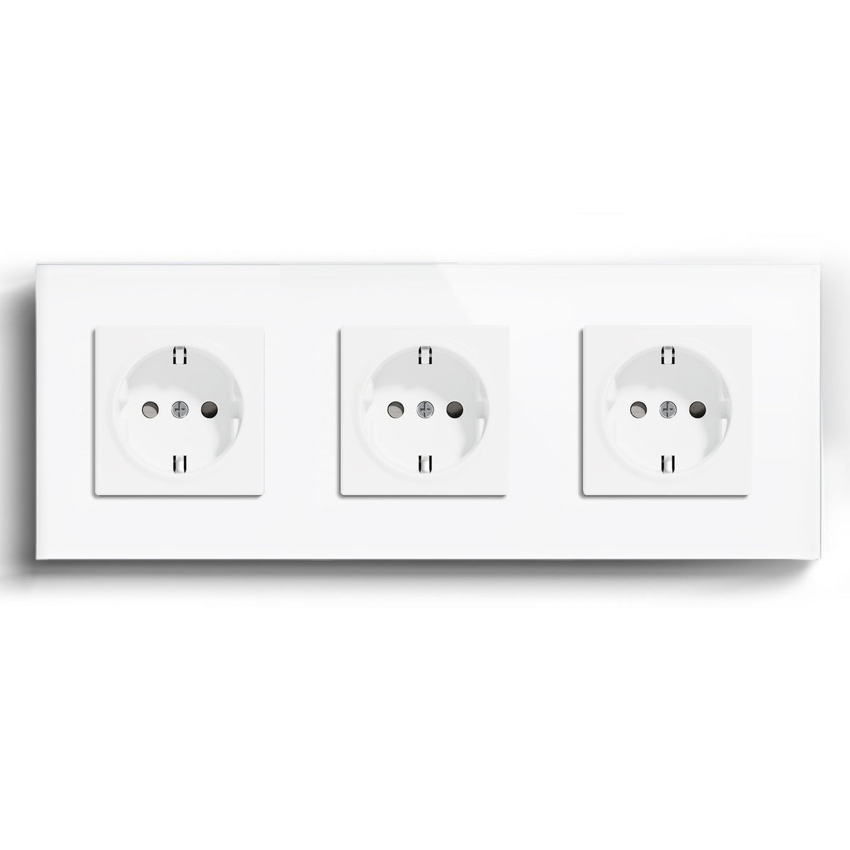 BSEED Heritage Series EU Wall Sockets with Claw Technology 16A Power Outlets & Sockets Bseedswitch White Triple 