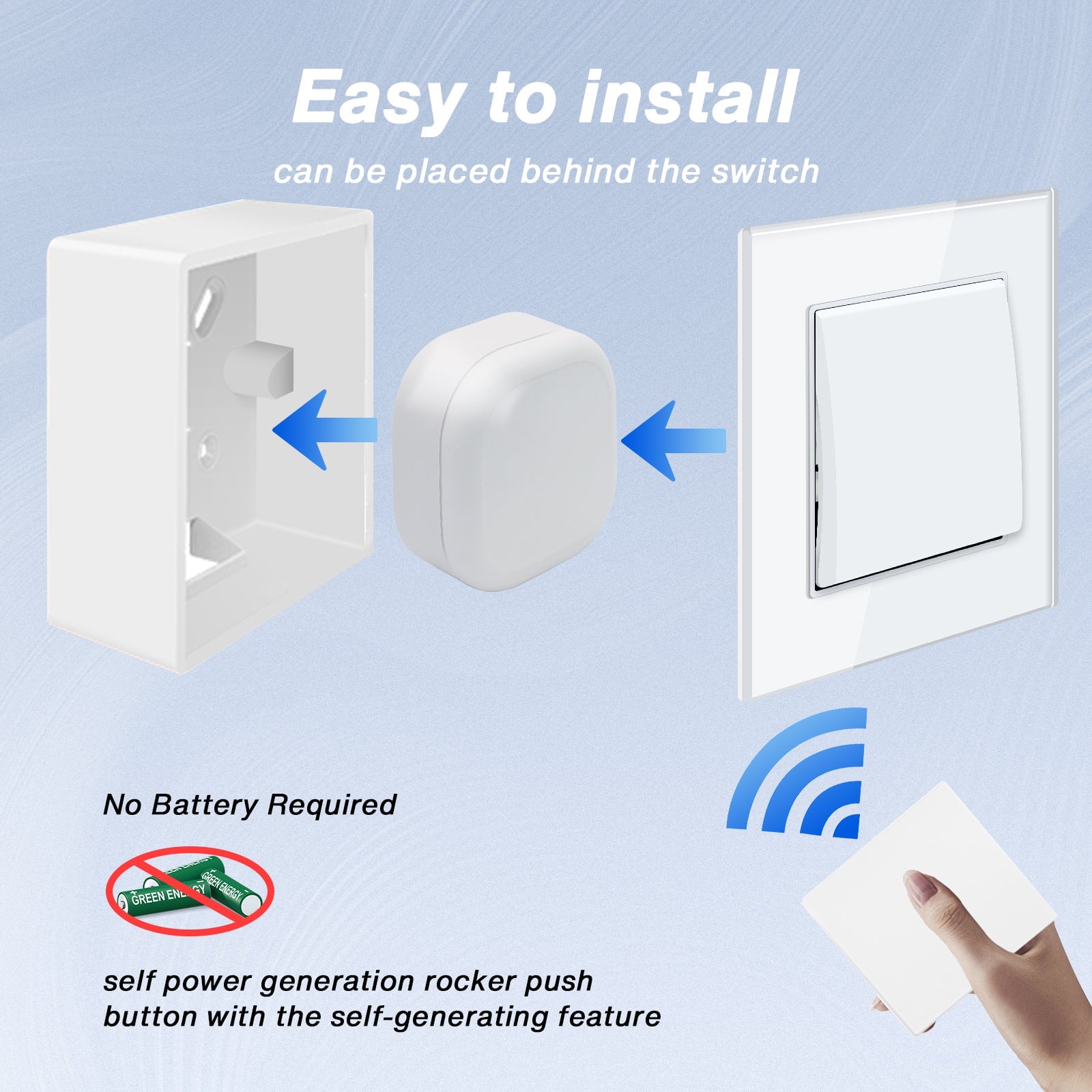 BSEED Smart WiFi RF433 Tuya Wireless Switch Module Push Button Circuit Breaker Light Switches Bseedswitch 