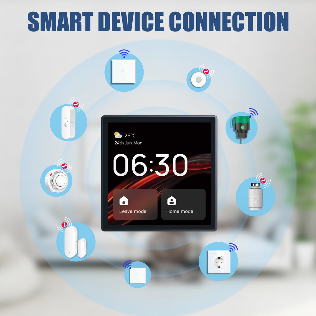 Smart Home Multi-functional Control Panel 4-inch EU standard